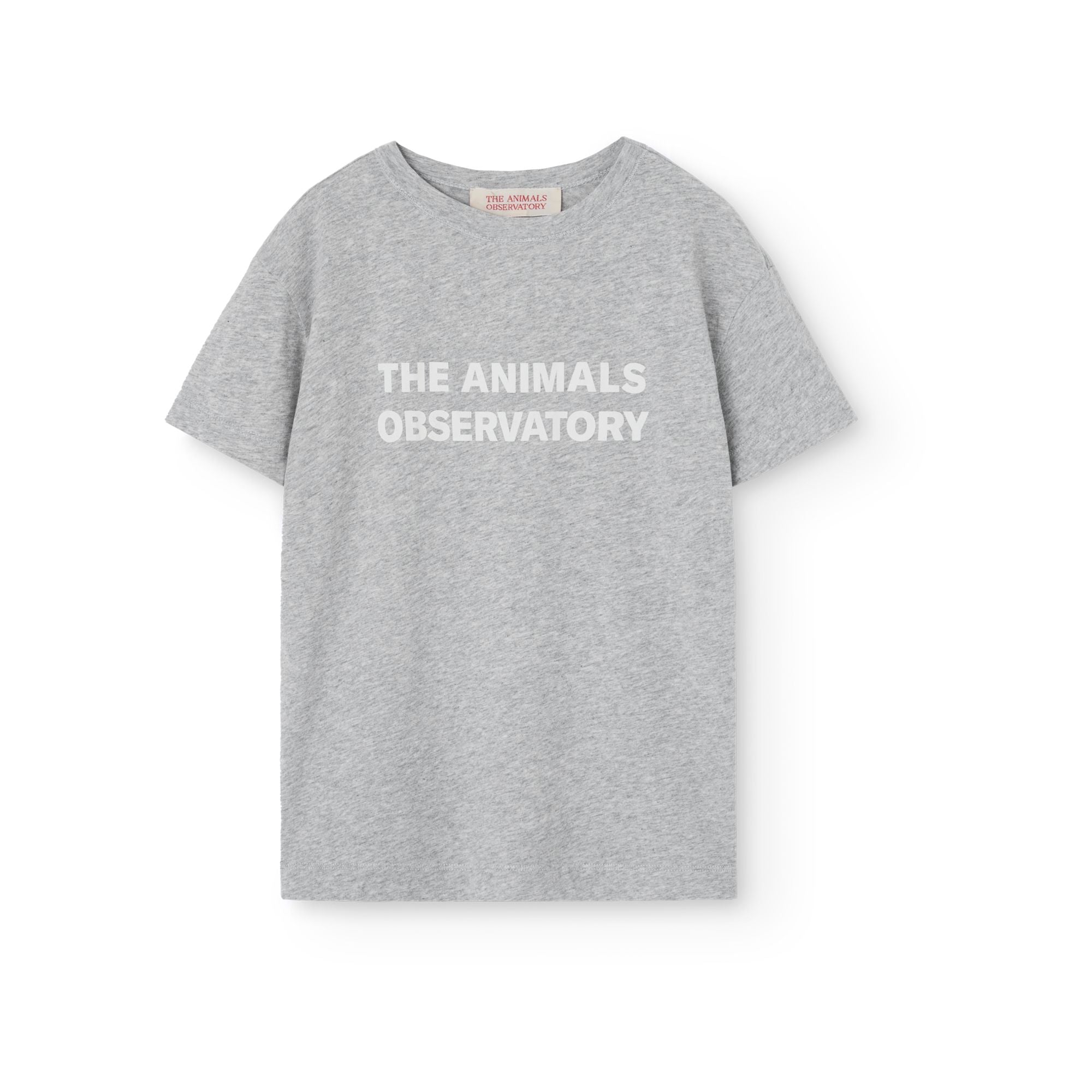 Boys & Girls Light Grey Logo Cotton T-Shirt