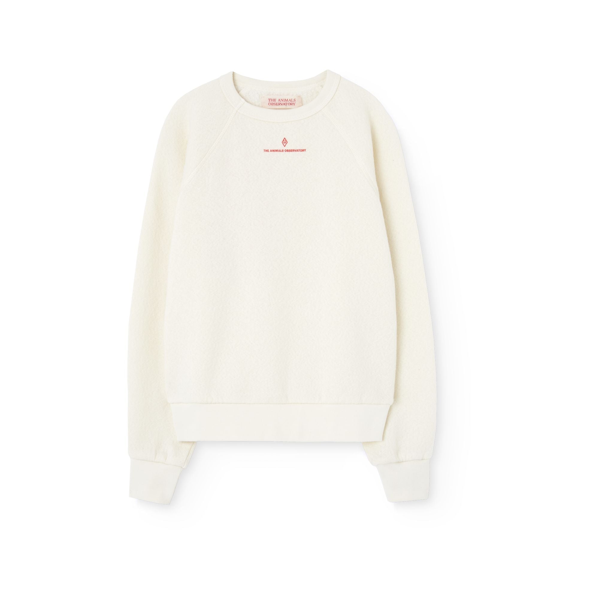 Boys & Girls White Cotton Sweatshirt