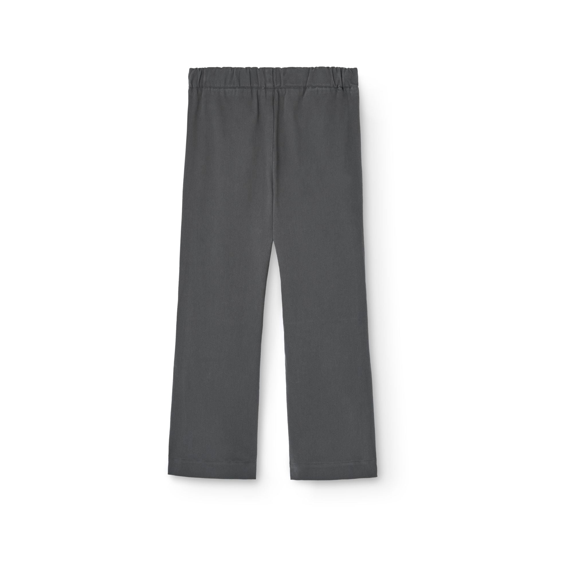 Girls Dark Grey Cotton Trousers