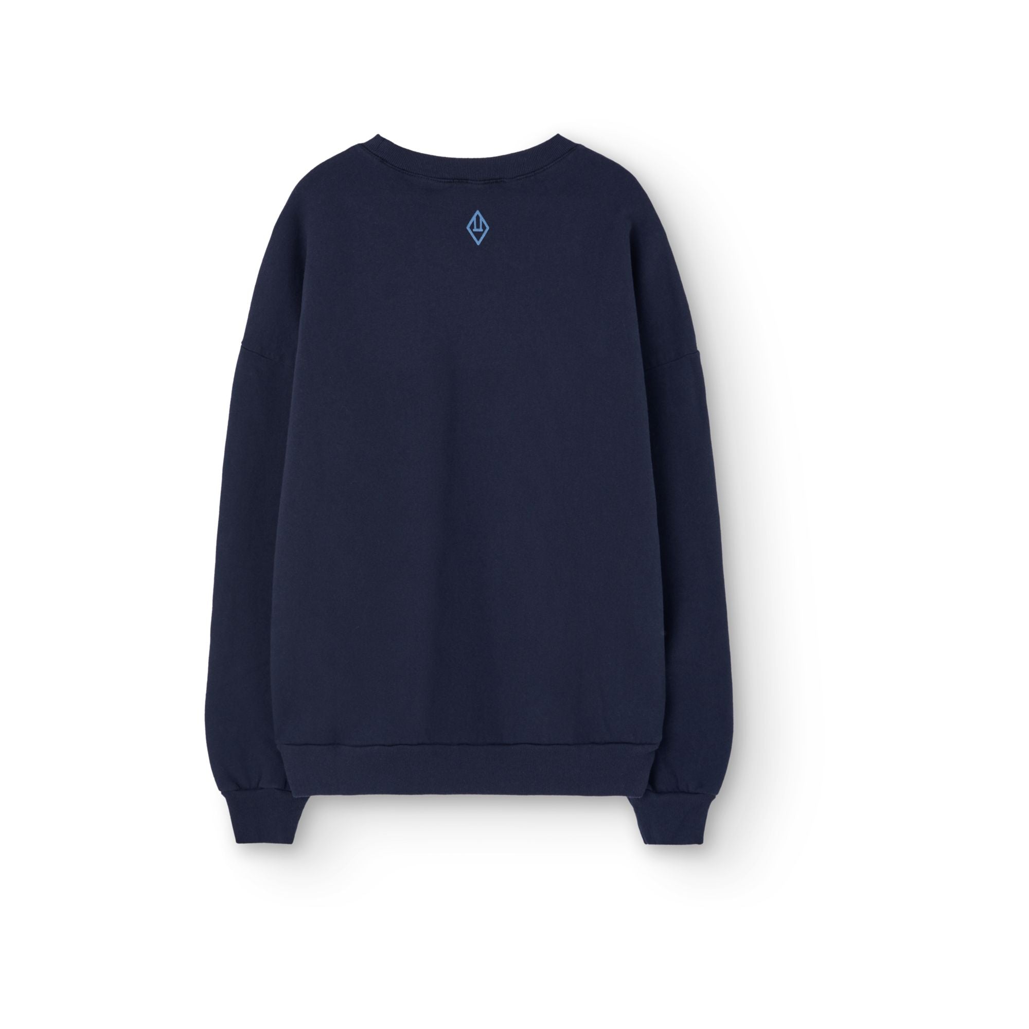 Women Navy Logo Cotton Sweatshirt