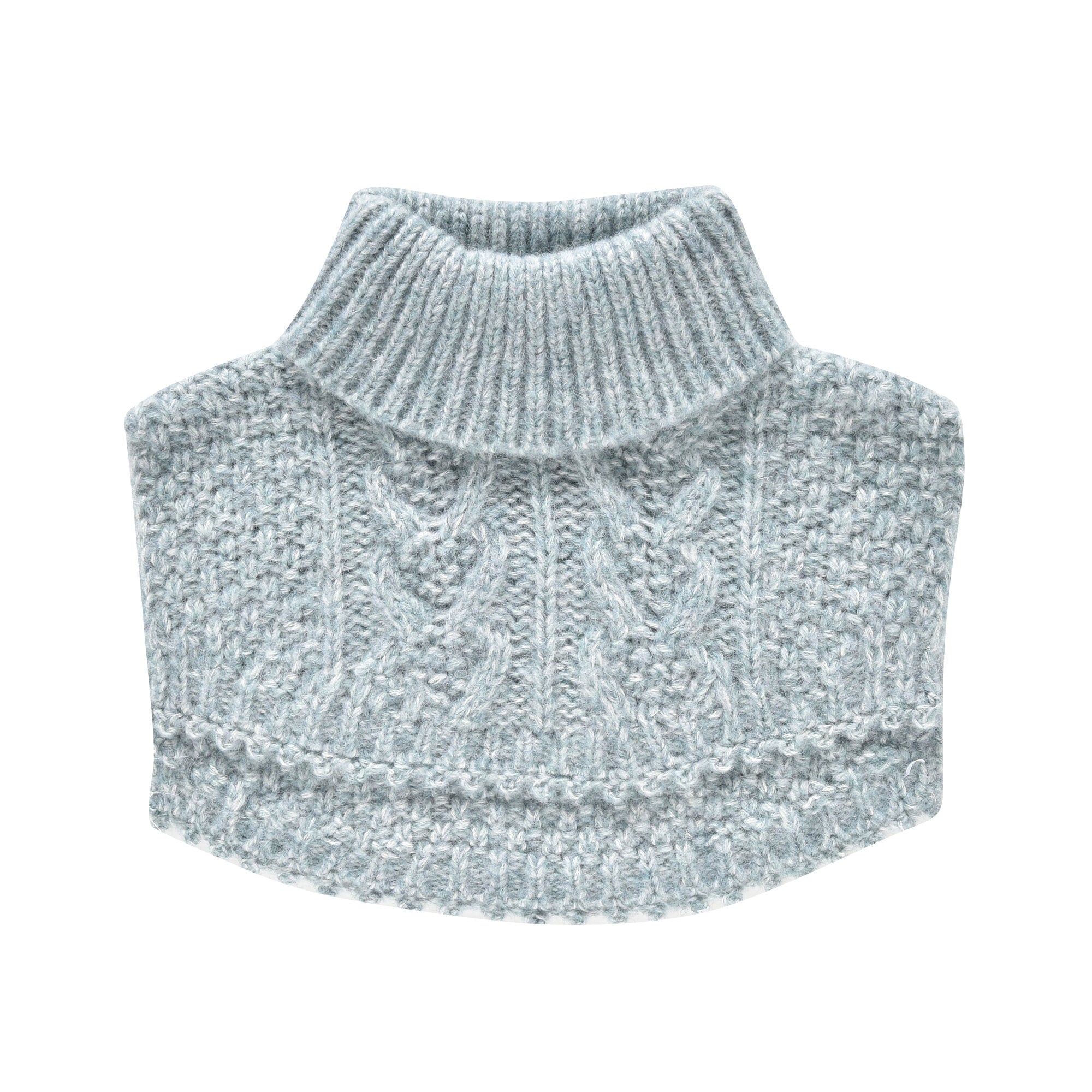 Girls Blue Wool Scarf