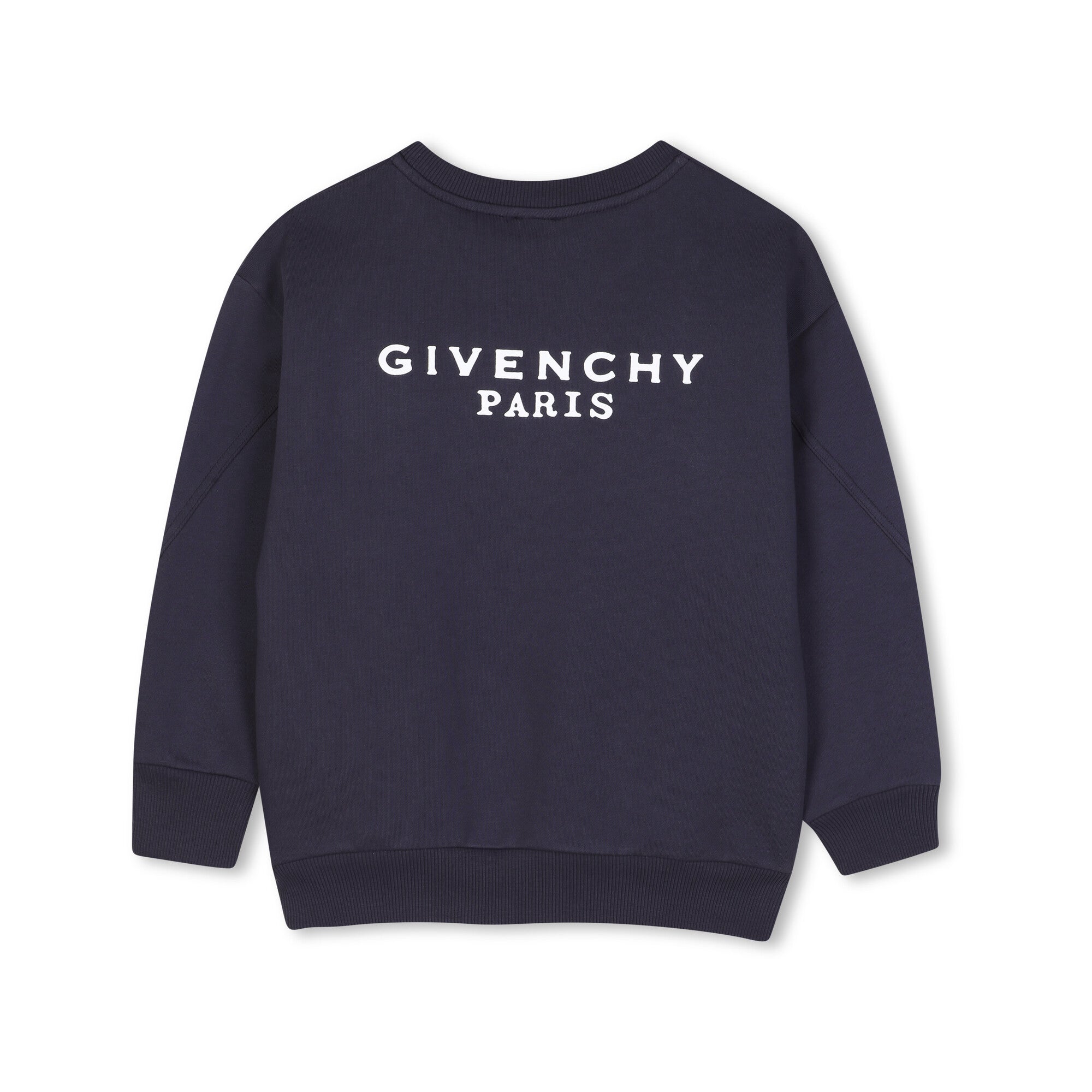 Boys & Girls Dark Blue Cotton Sweatshirt