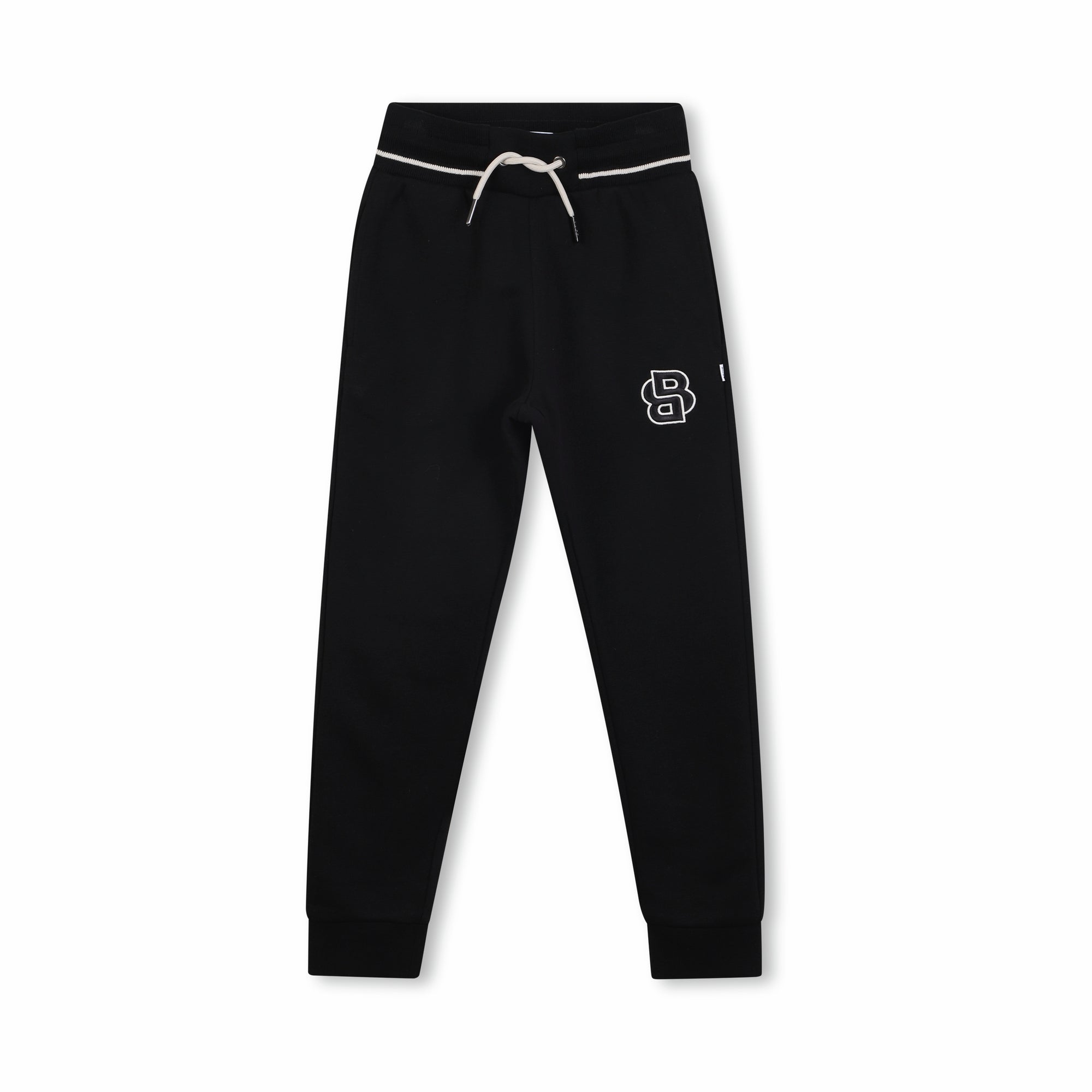 Boys Black Cotton Trousers