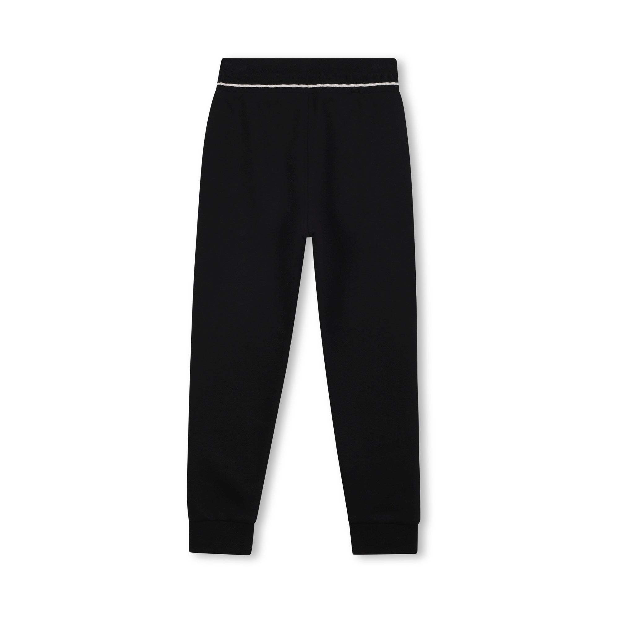 Boys Black Cotton Trousers