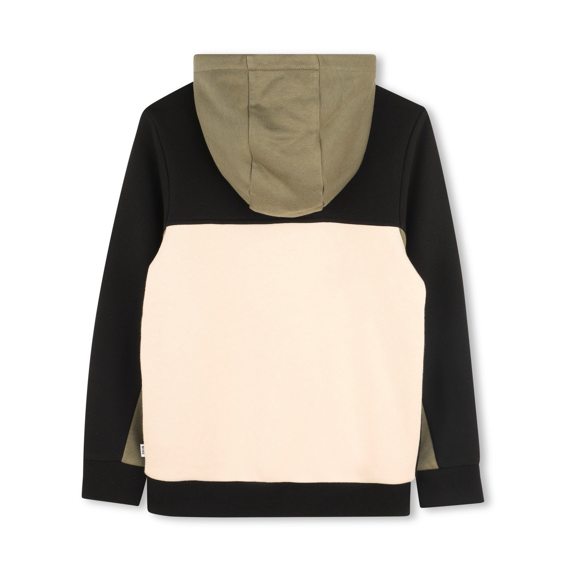 Boys Vanille Cotton Zip-Up Top