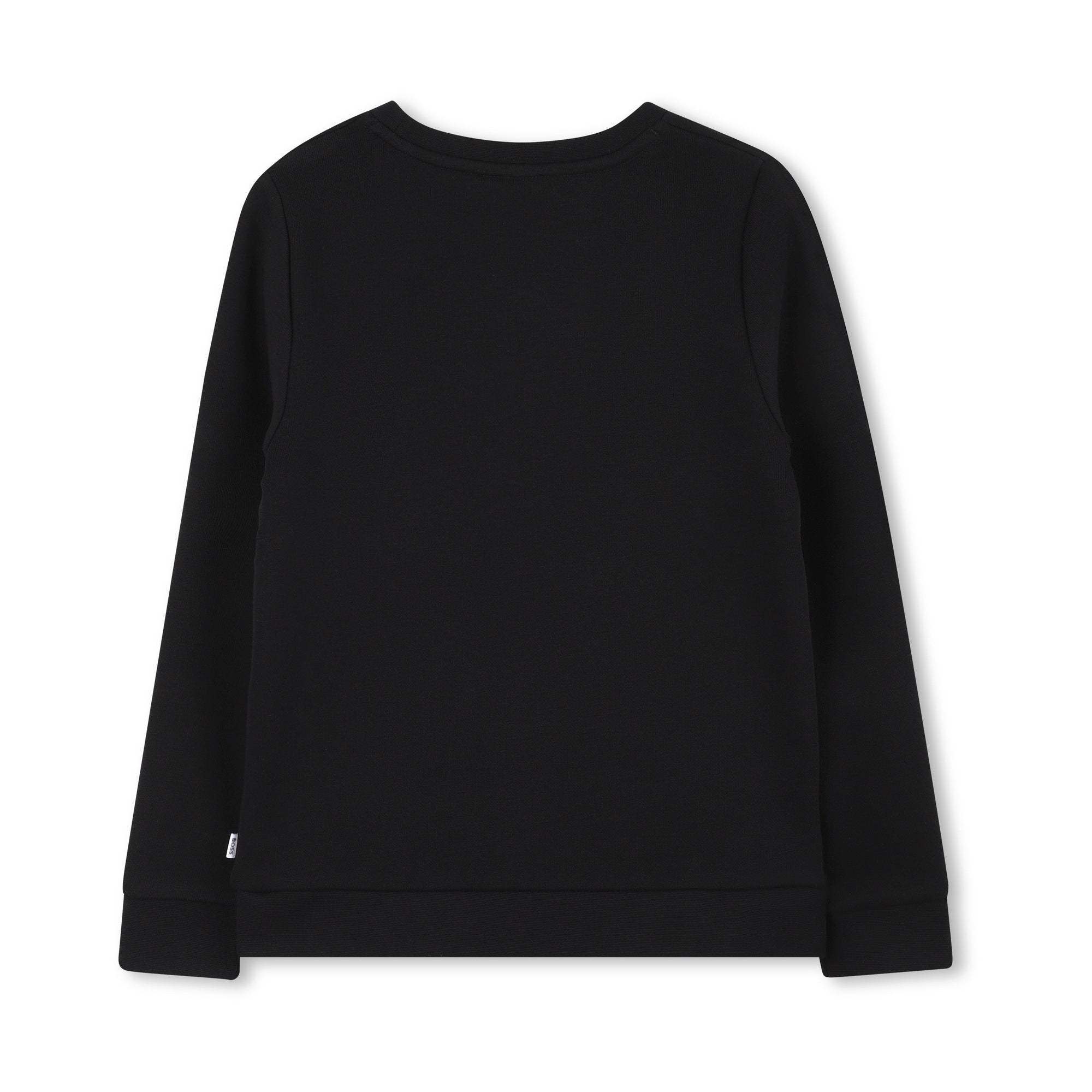 Boys Black Cotton Sweatshirt