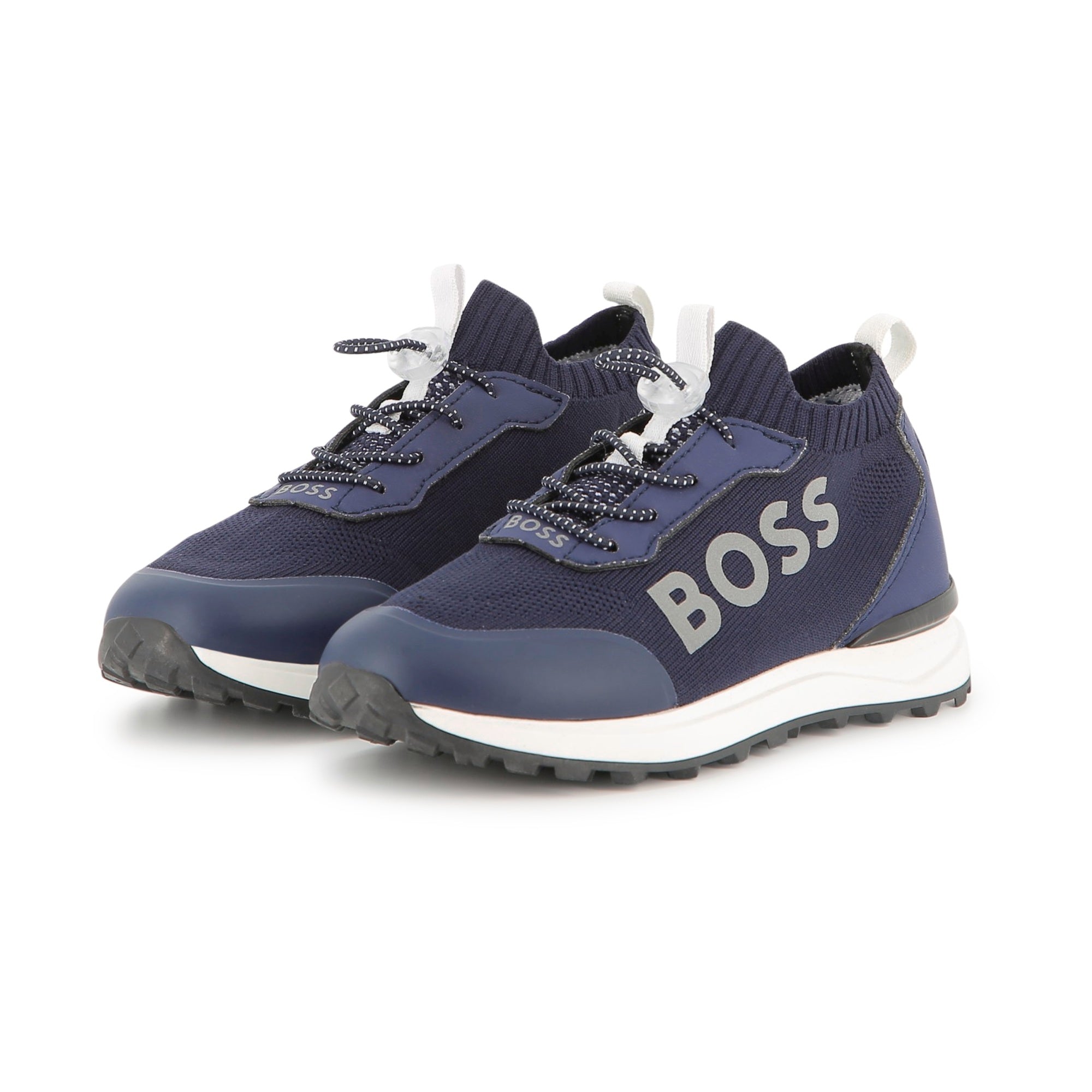 Boys Blue Logo Shoes