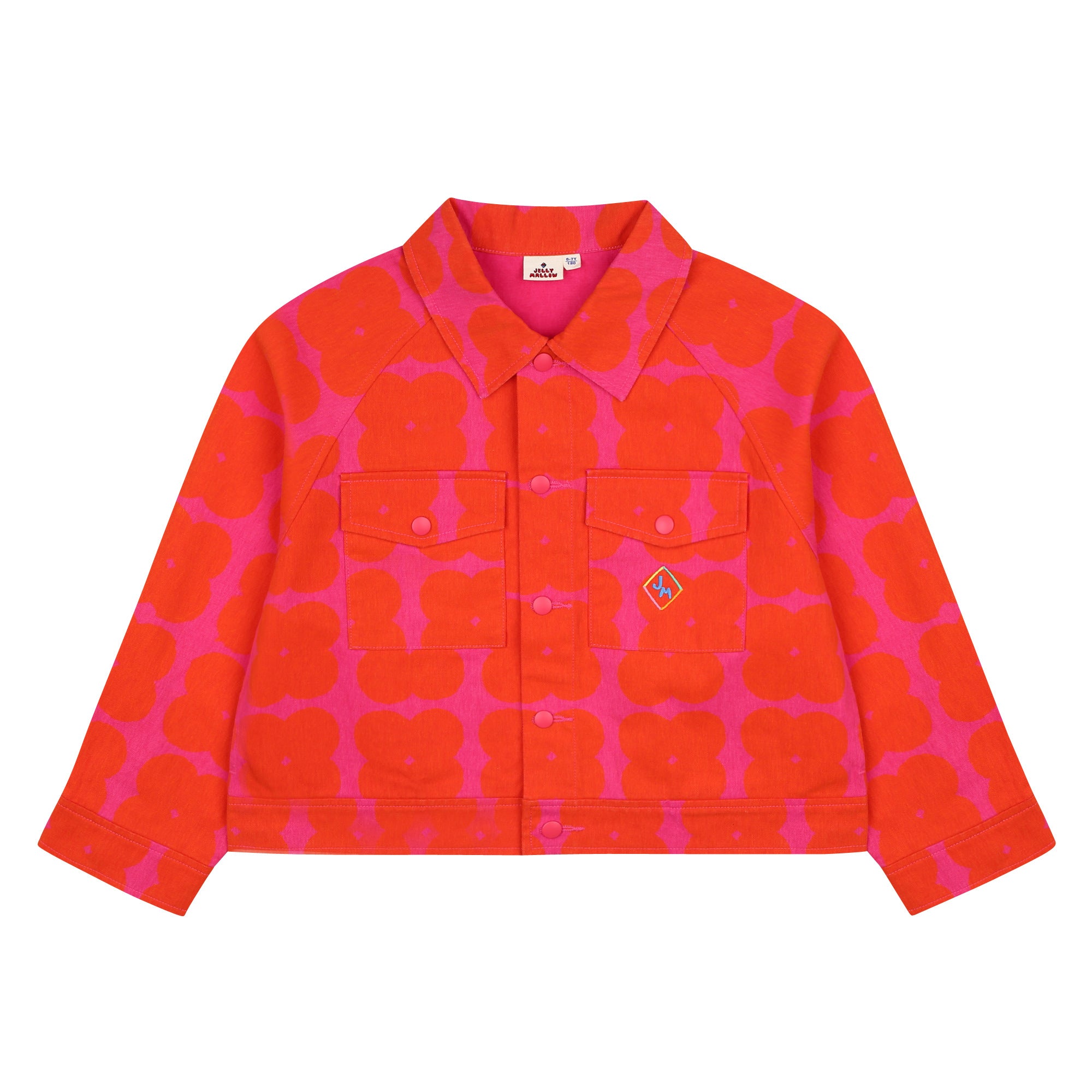 Girls Red Cotton Jacket