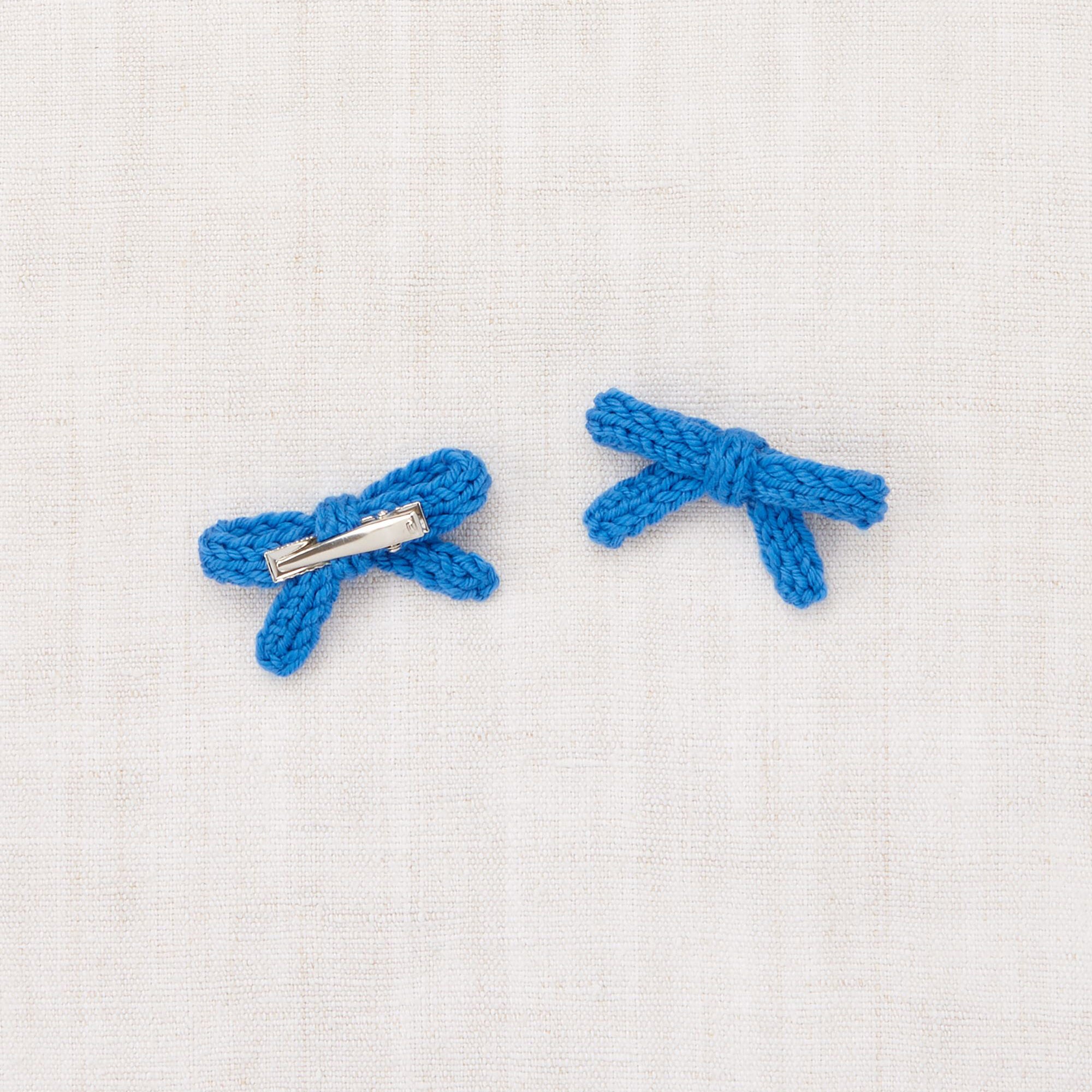 Boys & Girls Blue Bow Hair Clips