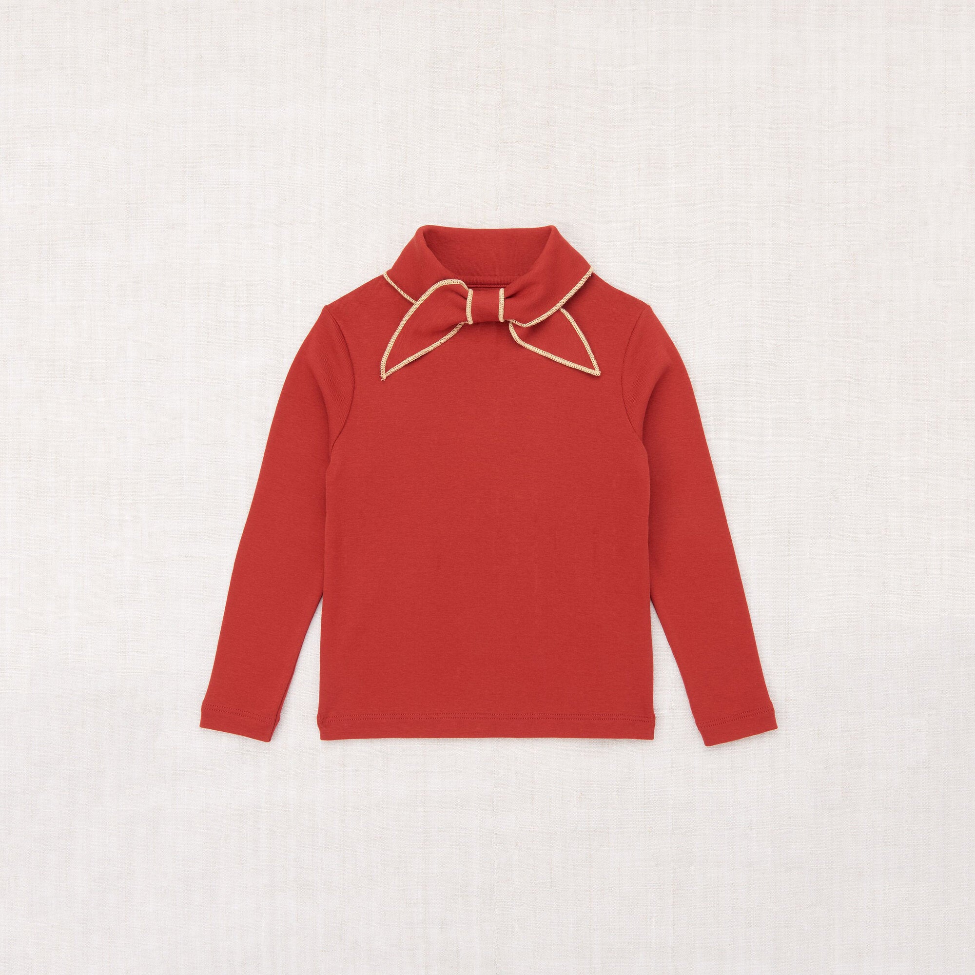 Boys & Girls Red Bow Cotton T-Shirt