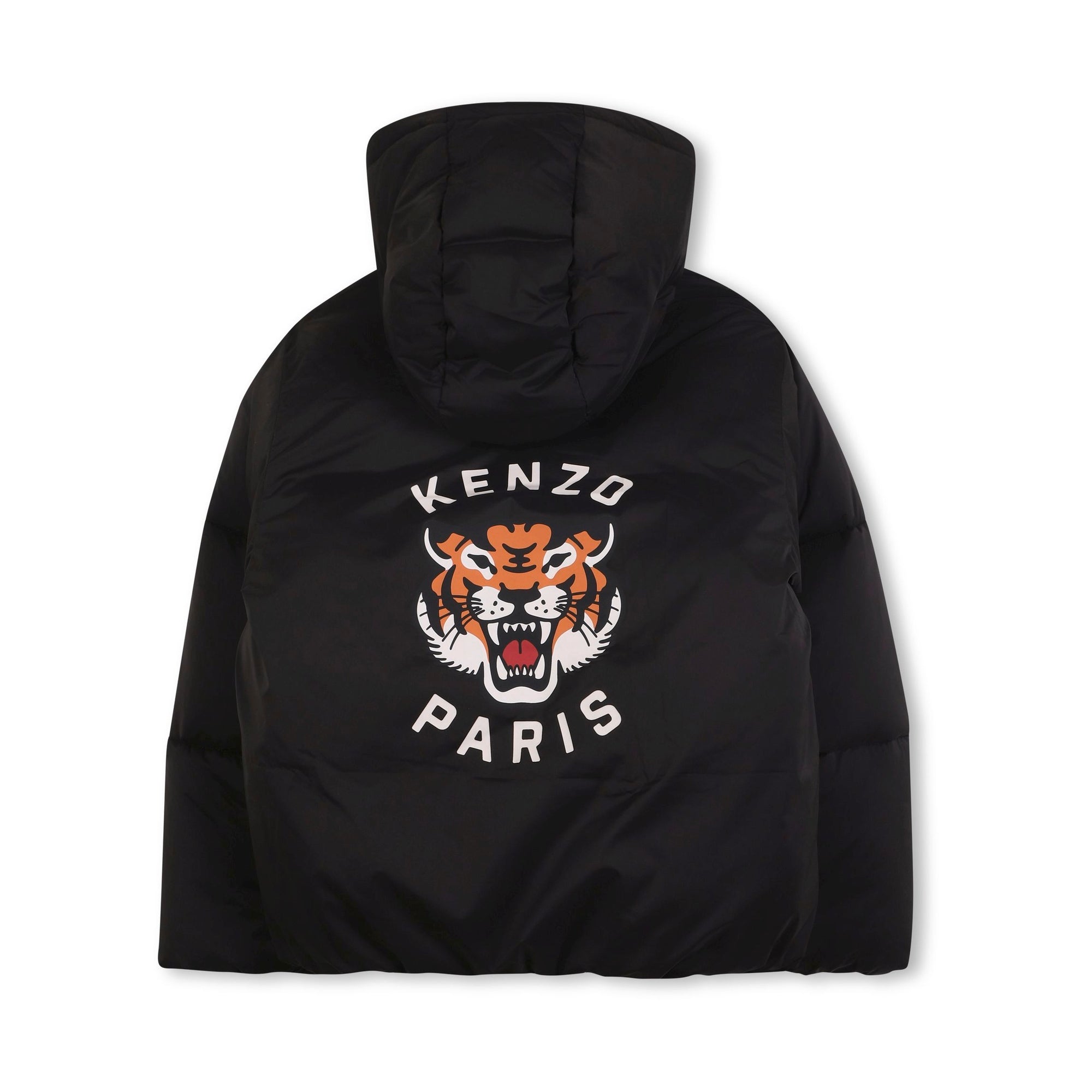 Boys & Girls Grey Black Padded Jacket