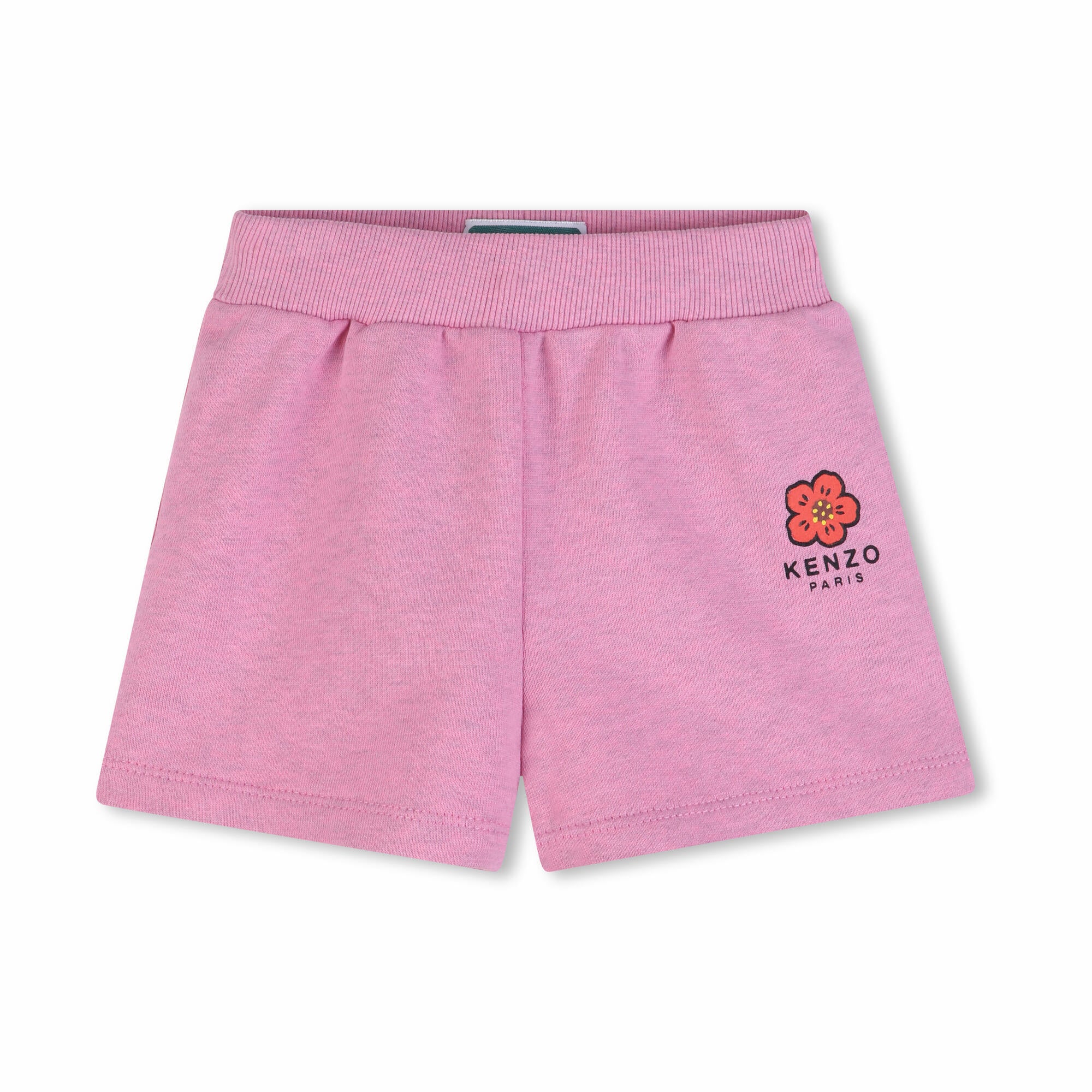 Baby Girls Pink Cotton Shorts