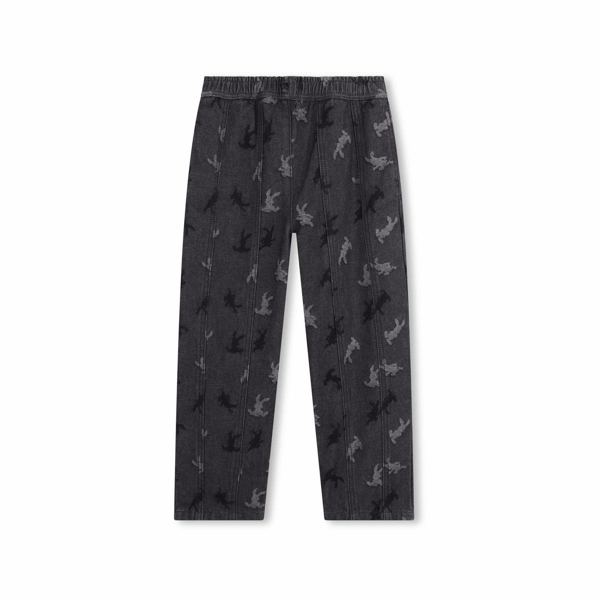 Boys & Girls Dark Grey Denim Trousers