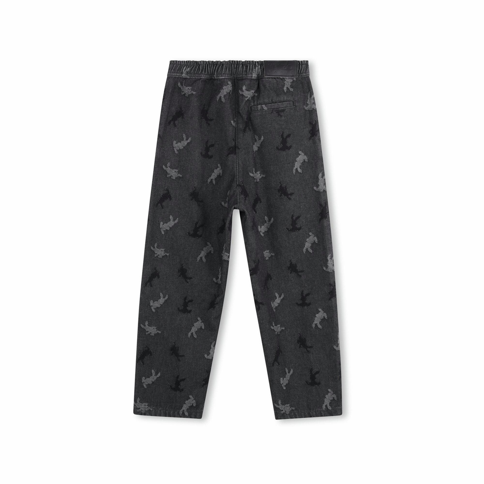 Boys & Girls Dark Grey Denim Trousers