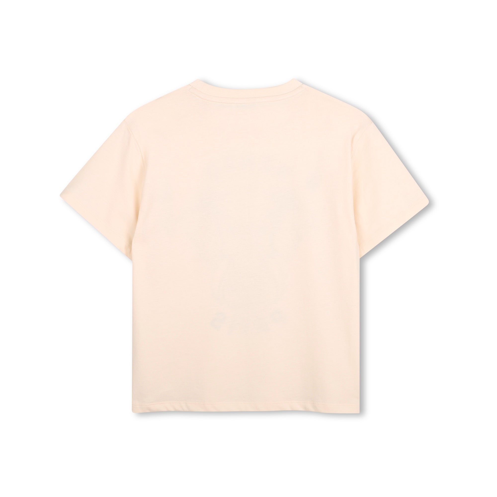 Boys & Girls White Elephant Printed Cotton T-Shirt