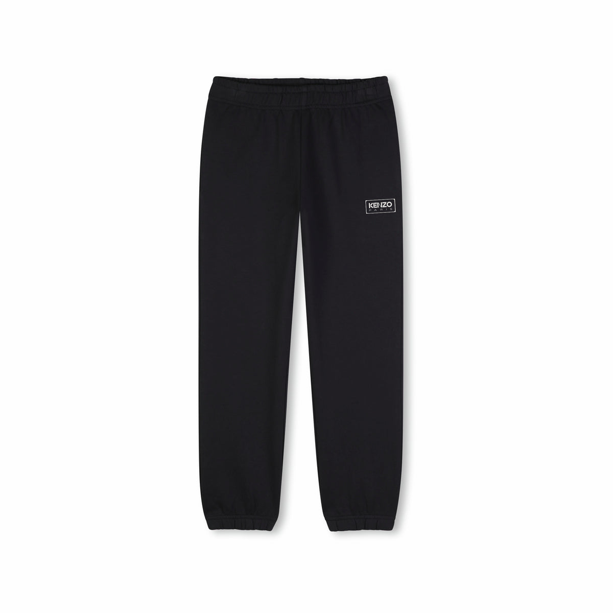 Boys & Girls Black Cotton Trousers