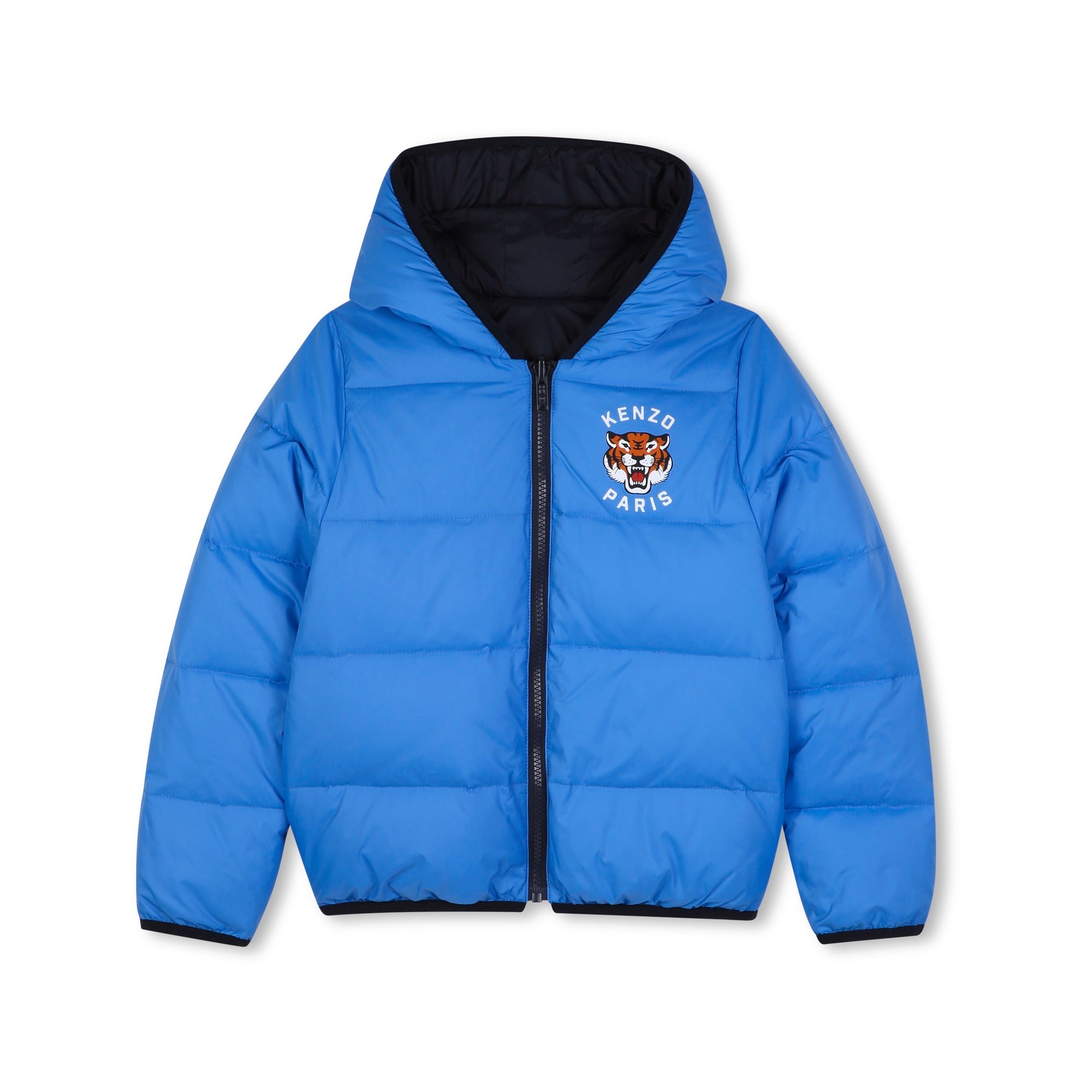 Boys & Girls Dark Blue Reversible Padded Down Jacket