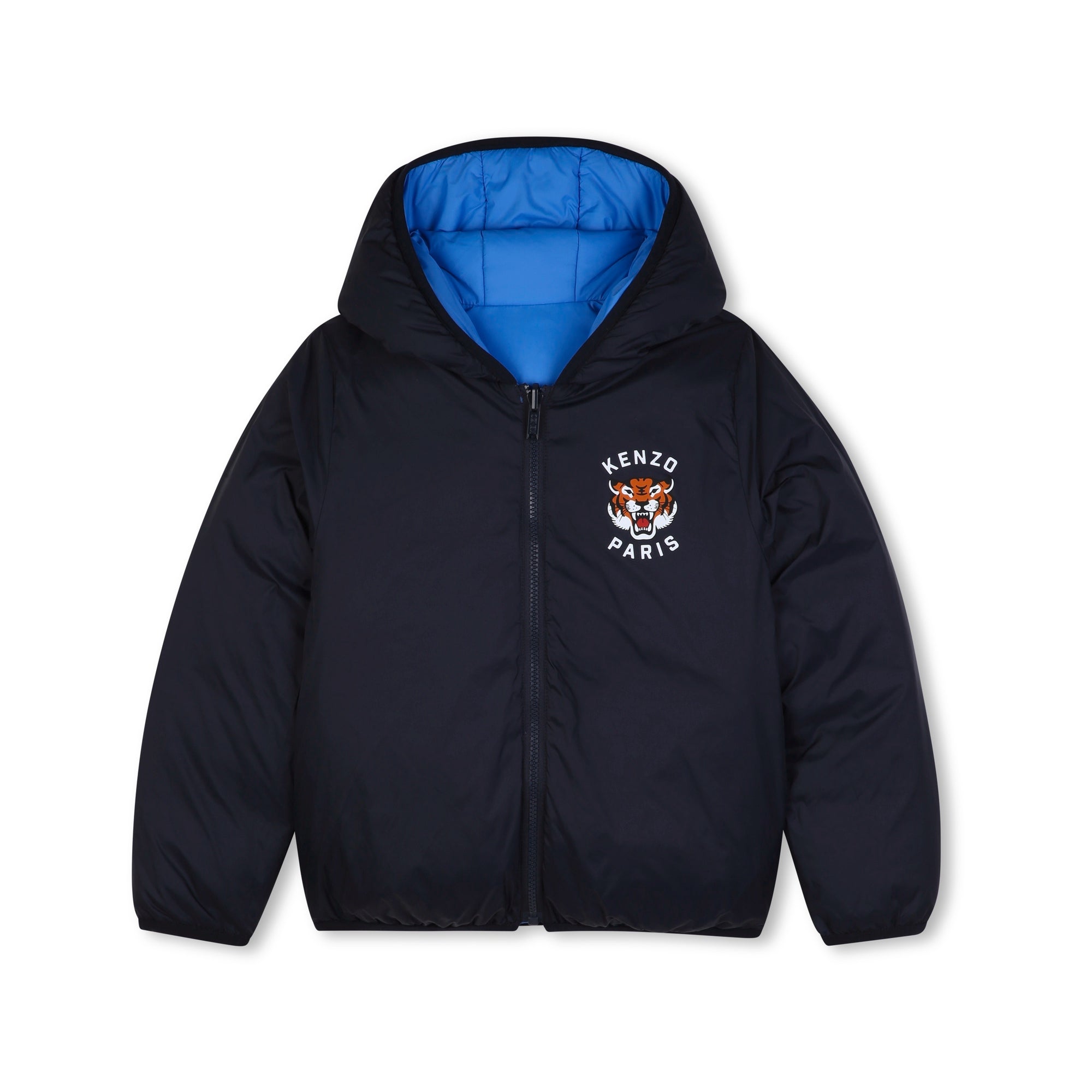 Boys & Girls Dark Blue Reversible Padded Down Jacket