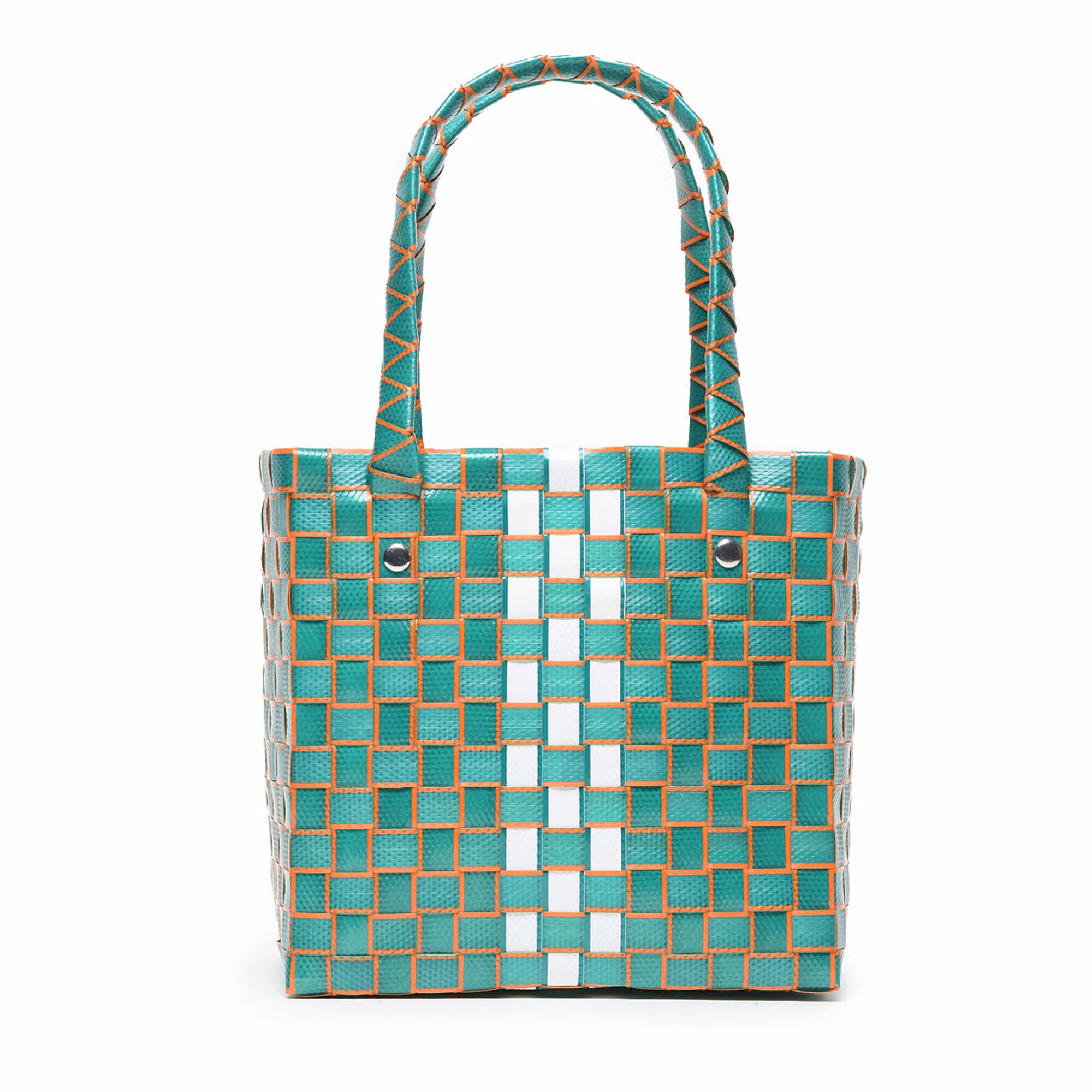 Girls Green Logo Handbag