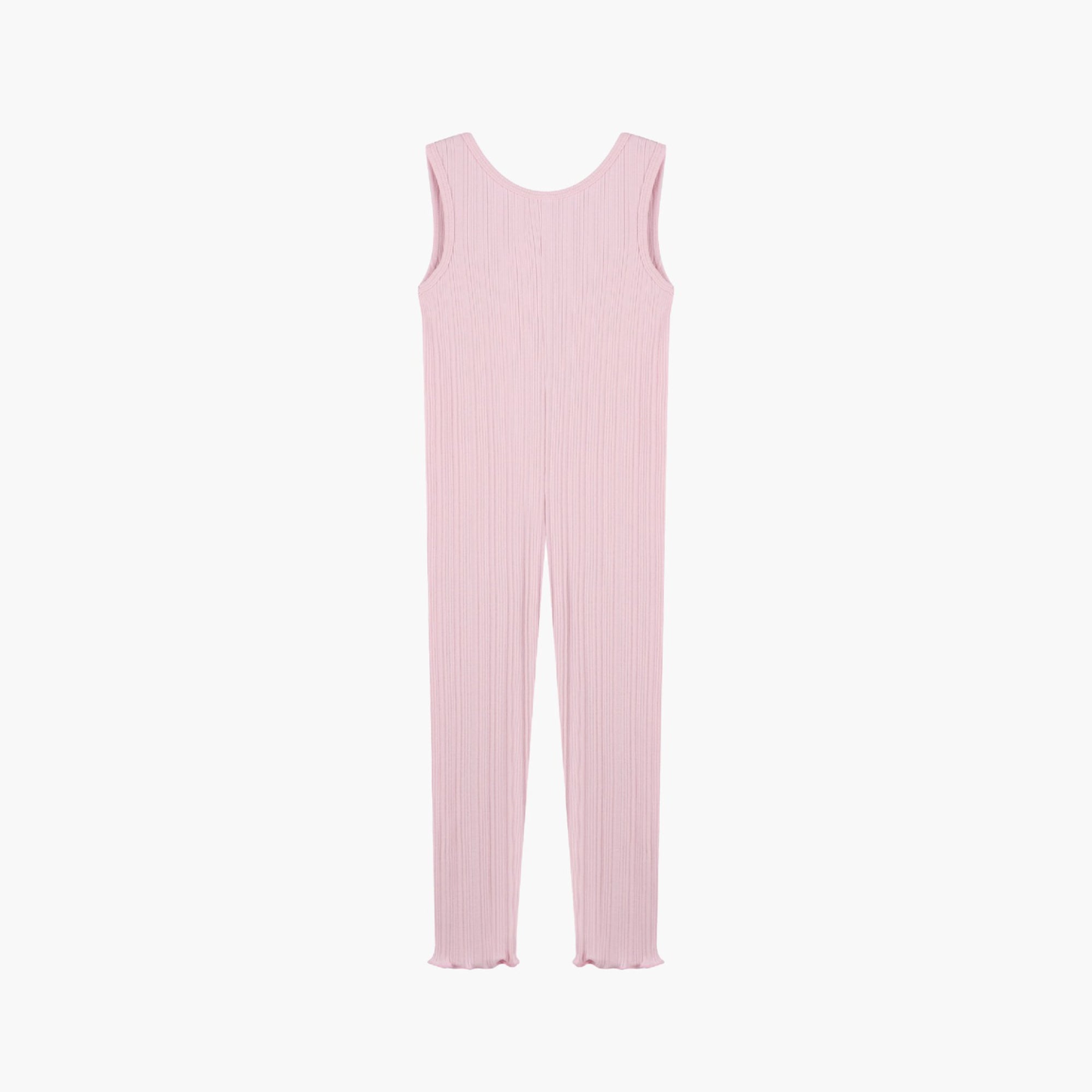 Girls Pink Ballet Jumpsuit