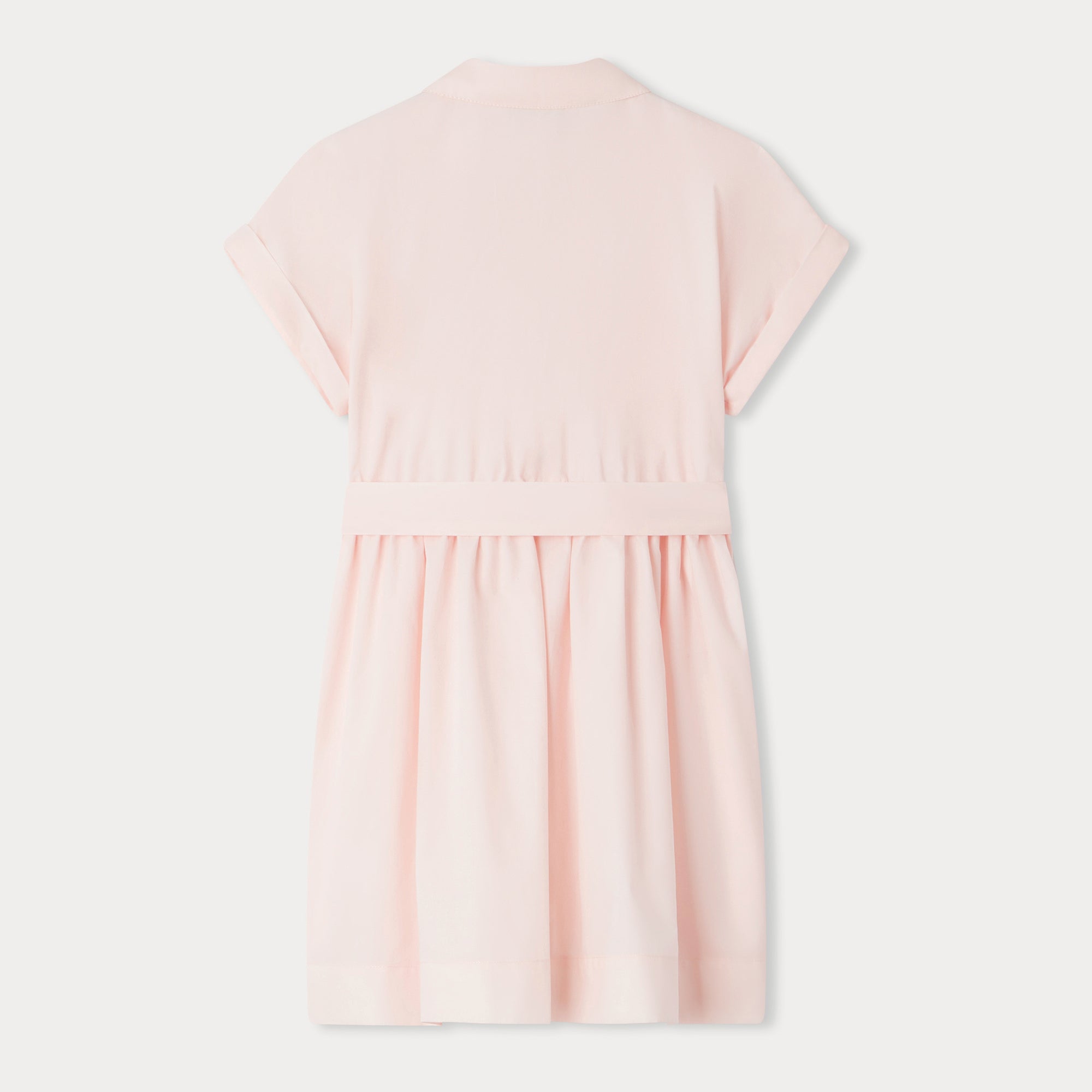 Girls Pink Cotton Dress