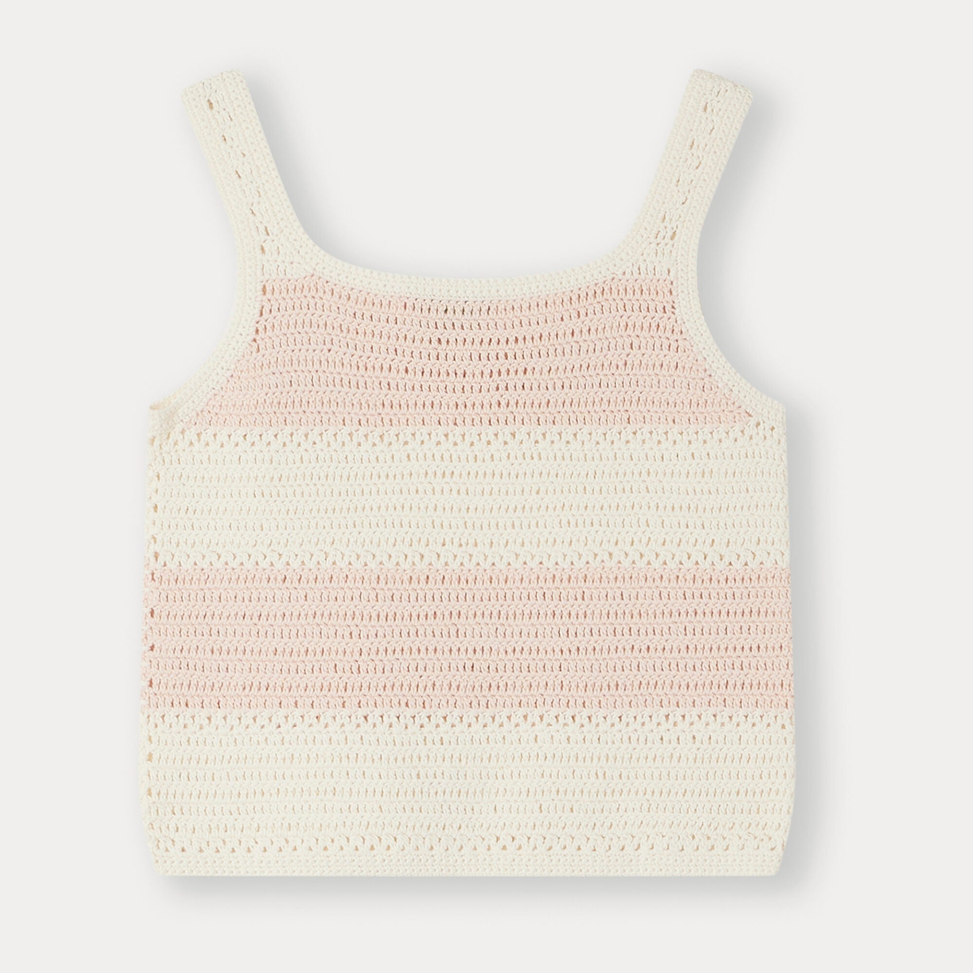 Girls Light Pink Knit Vest