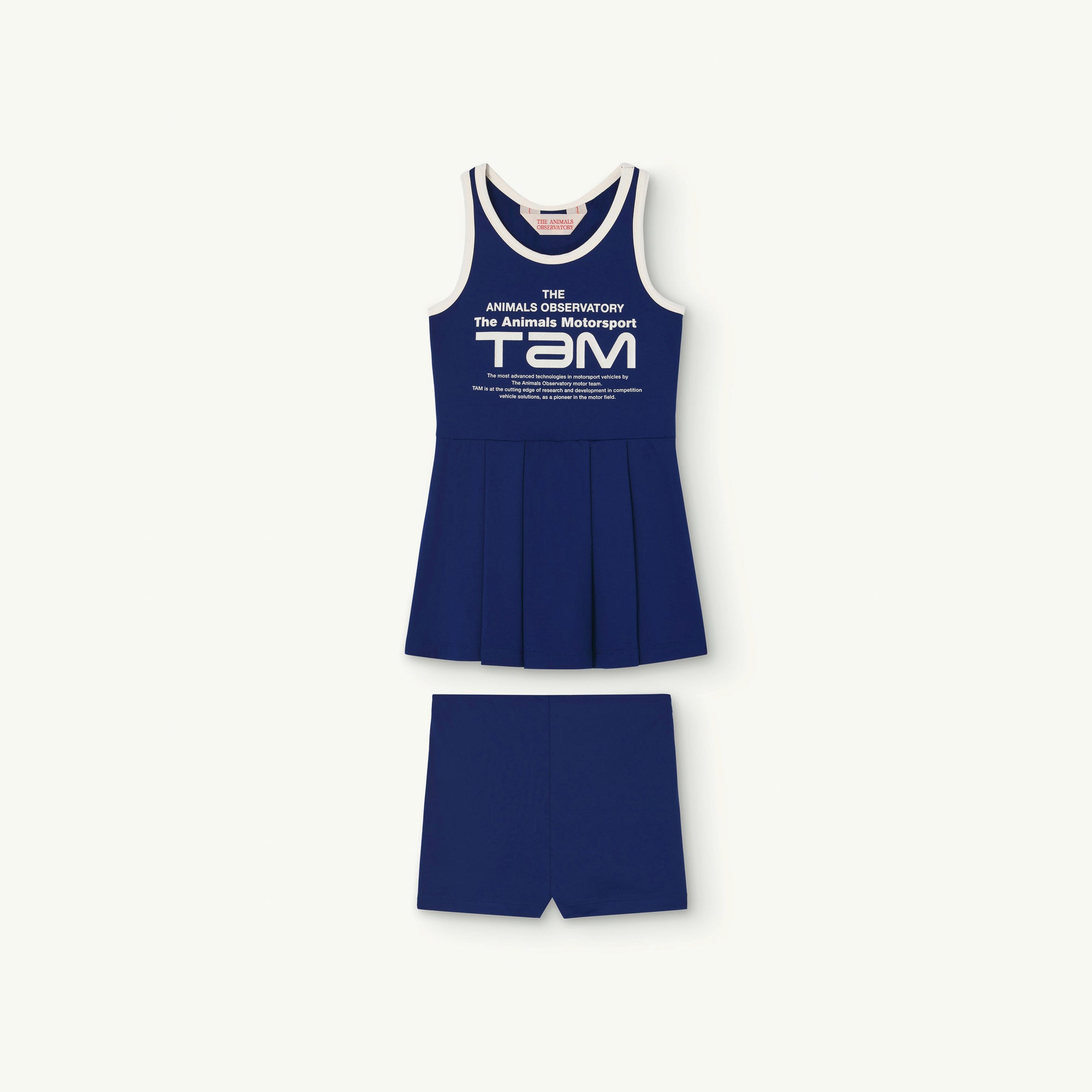 Girls Blue Logo Dress Set