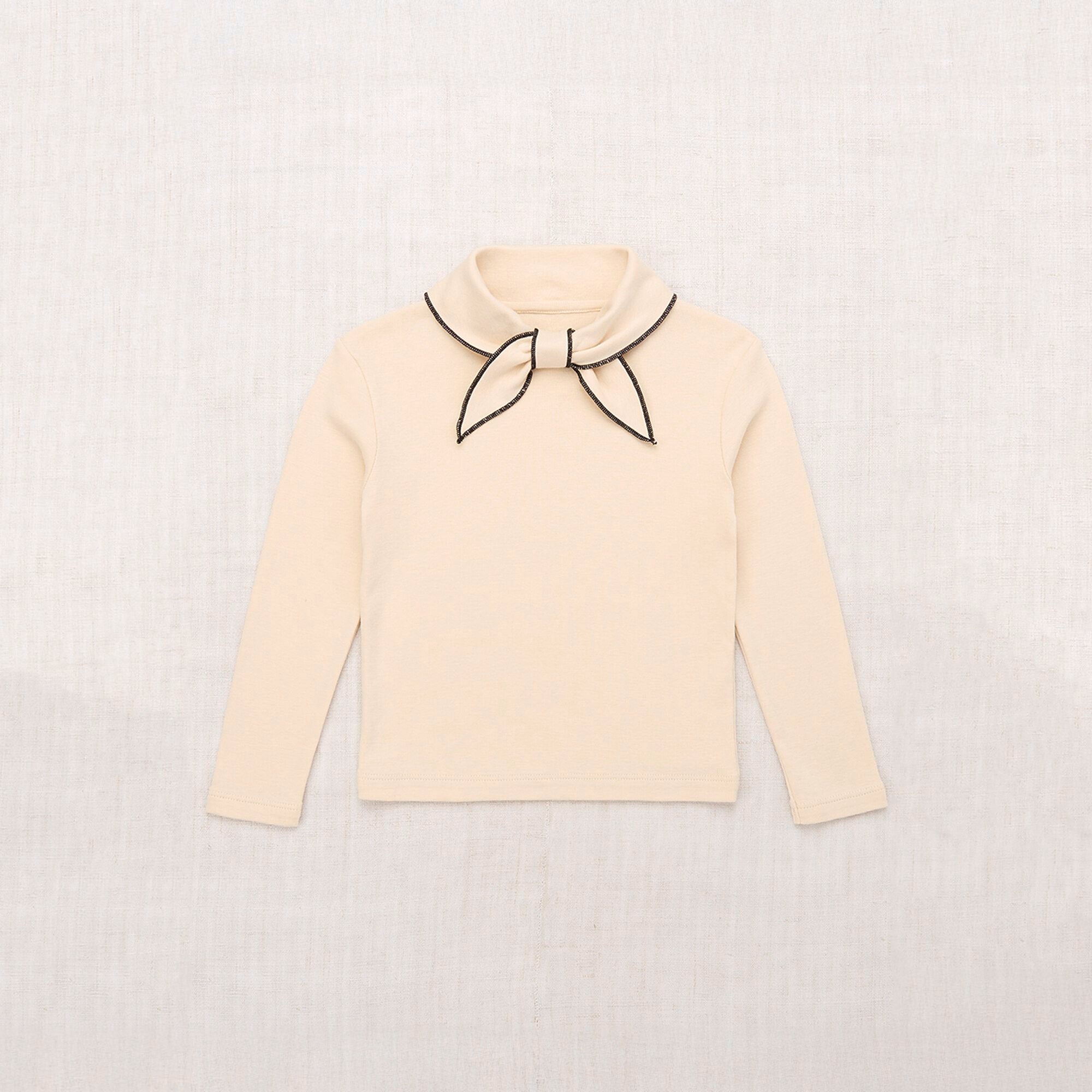 Boys & Girls White Bow Cotton T-Shirt