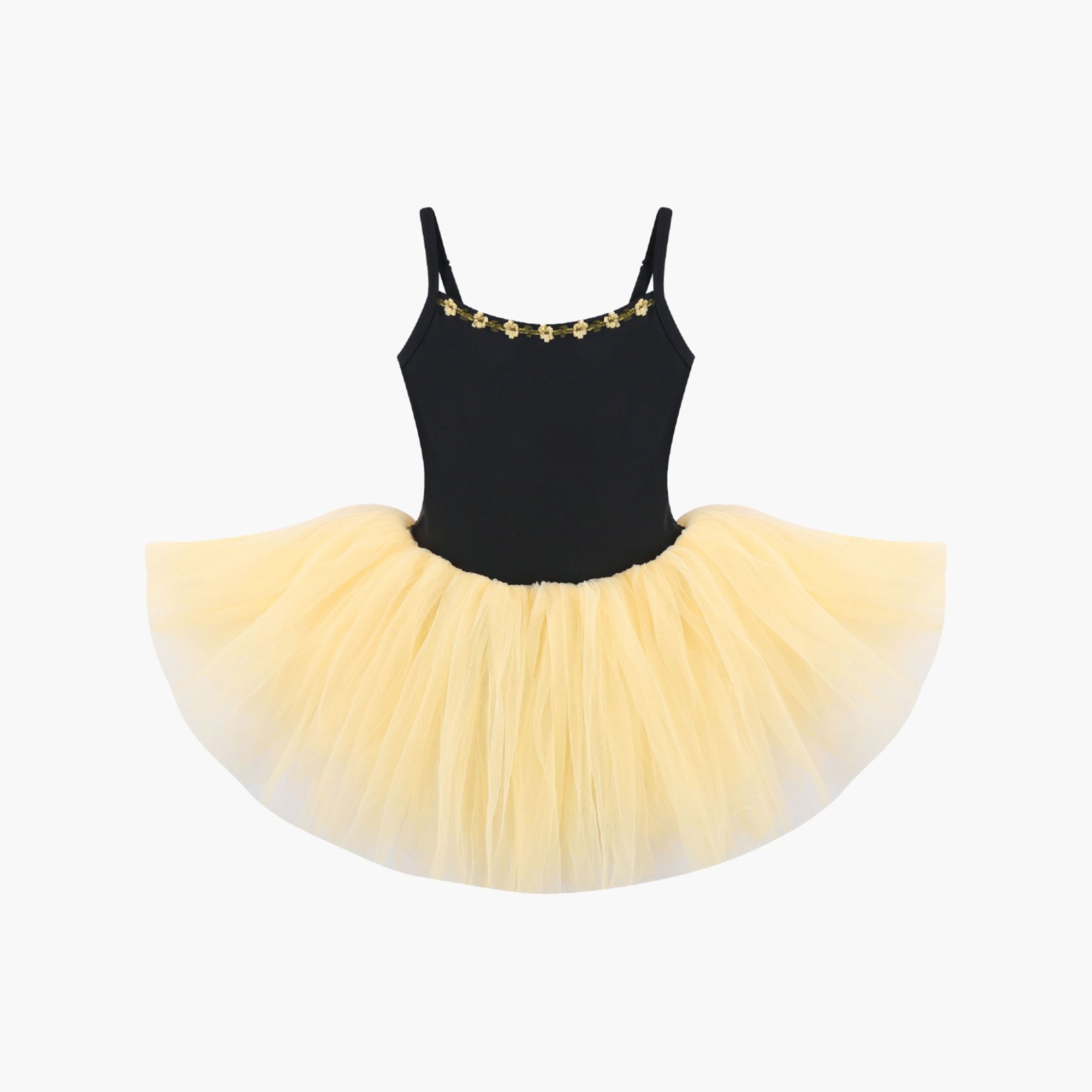 Girls Yellow Ballet Onesies