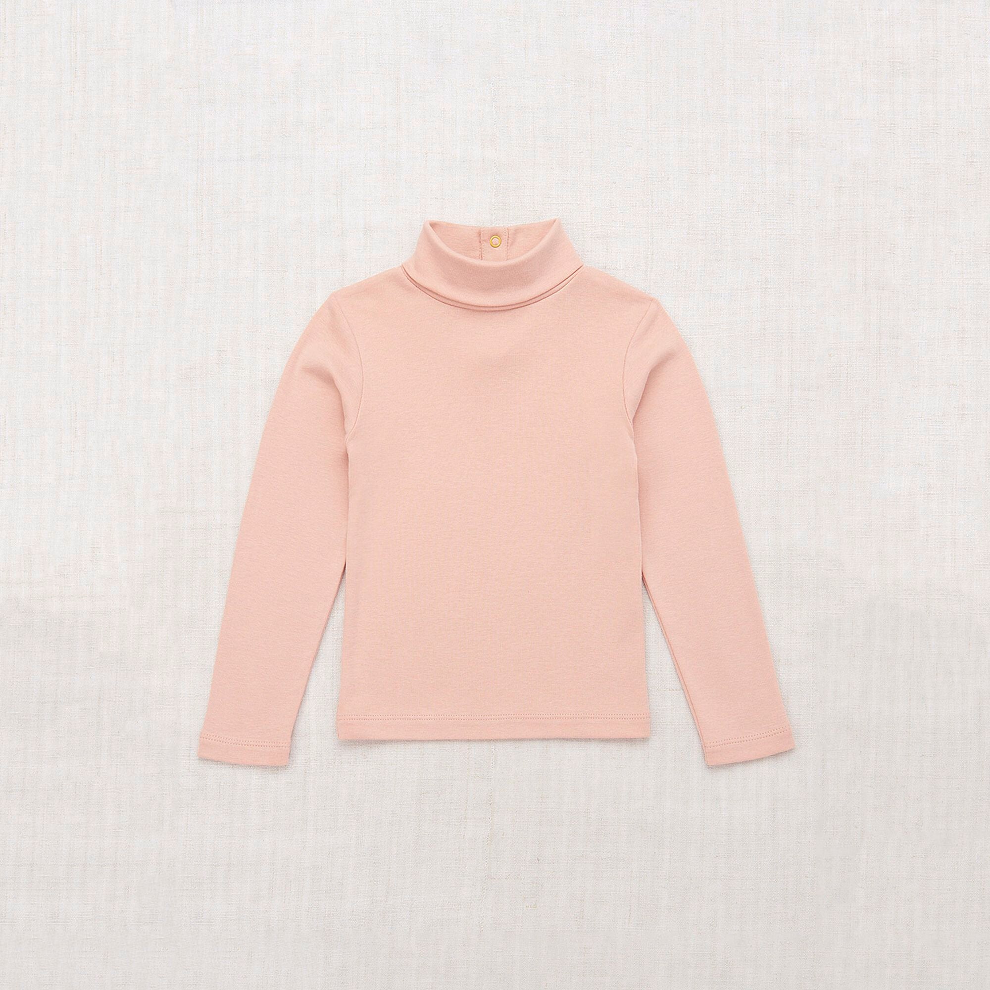 Boys & Girls Pink Cotton Turtleneck