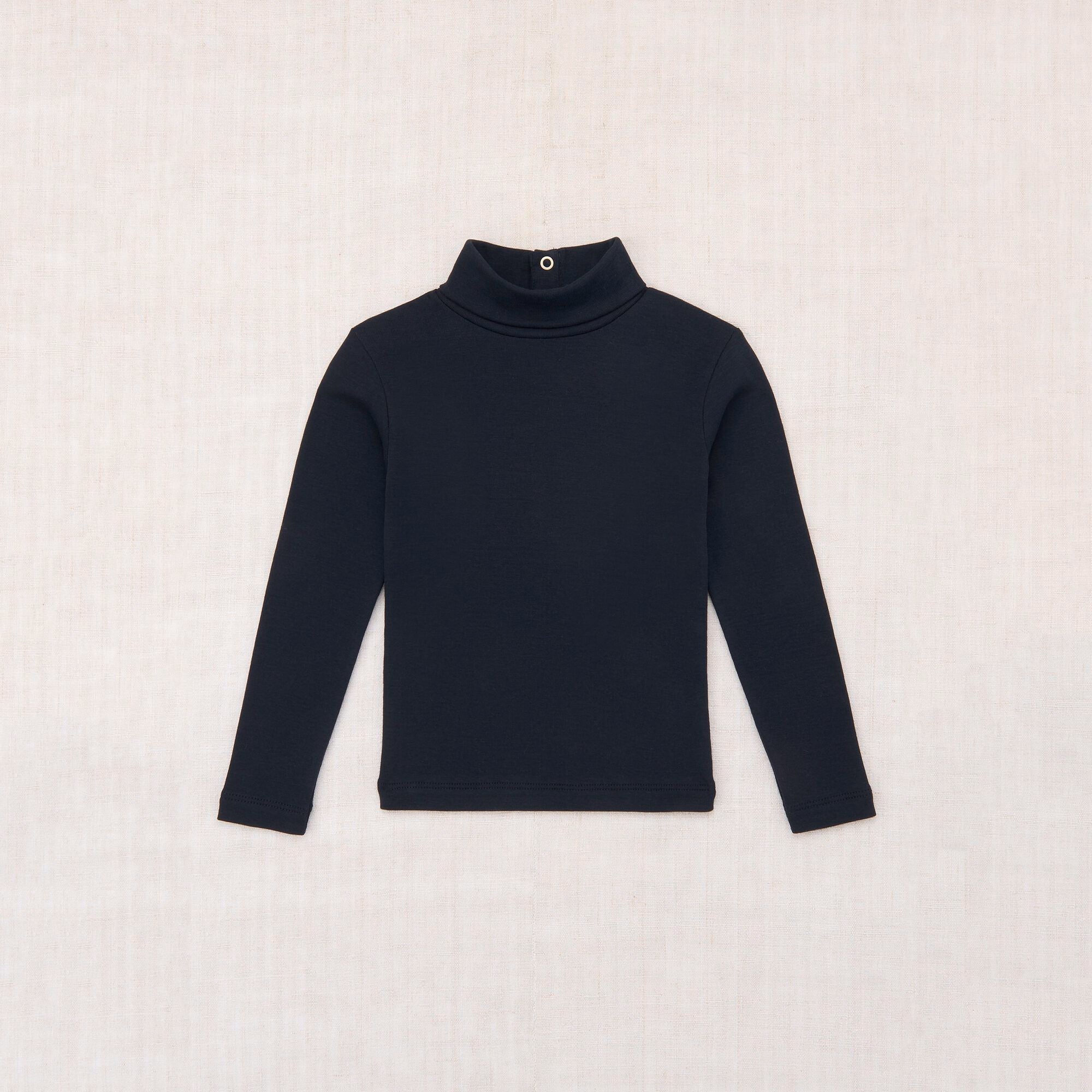 Boys & Girls Navy Cotton Turtleneck
