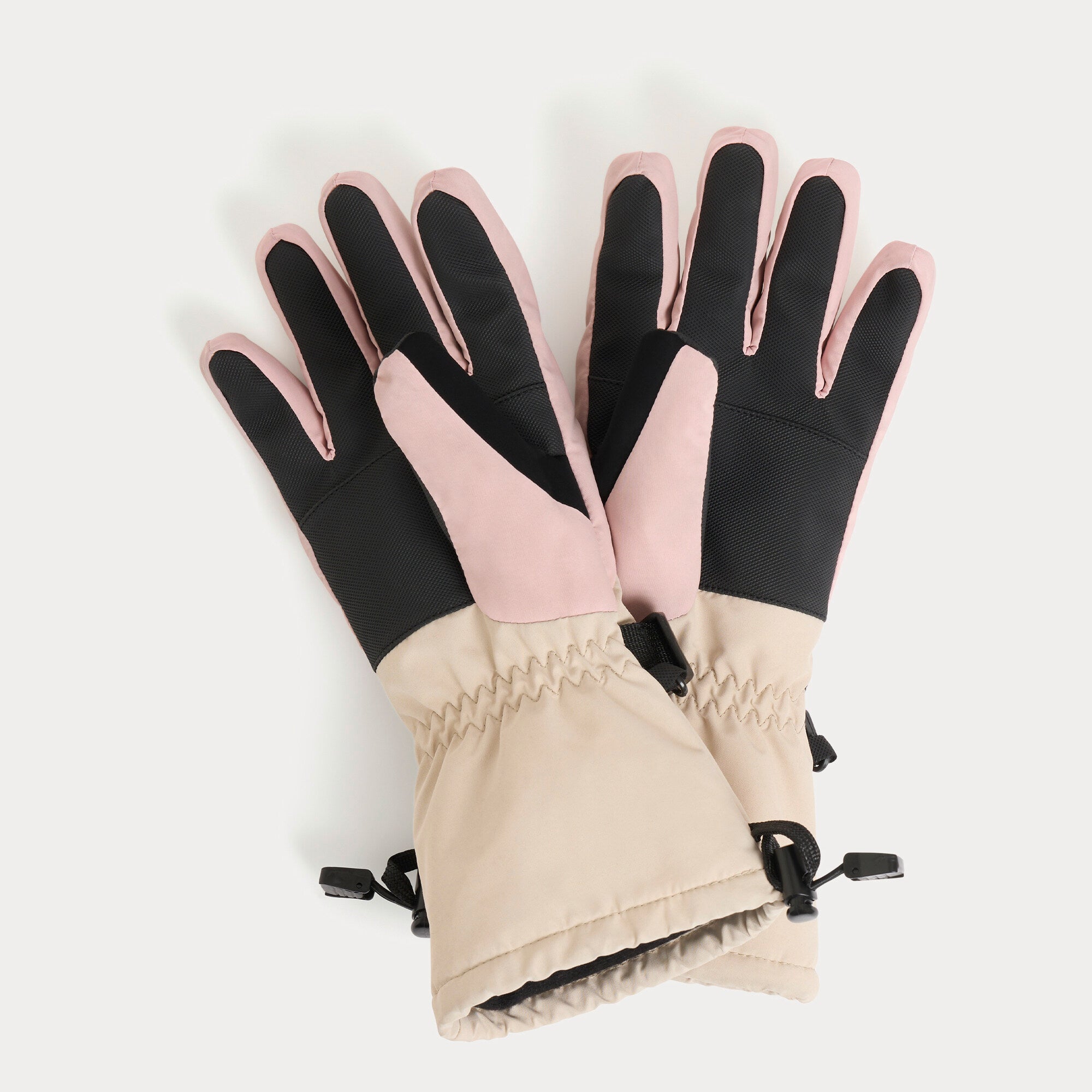 Girls Pink Snow Gloves