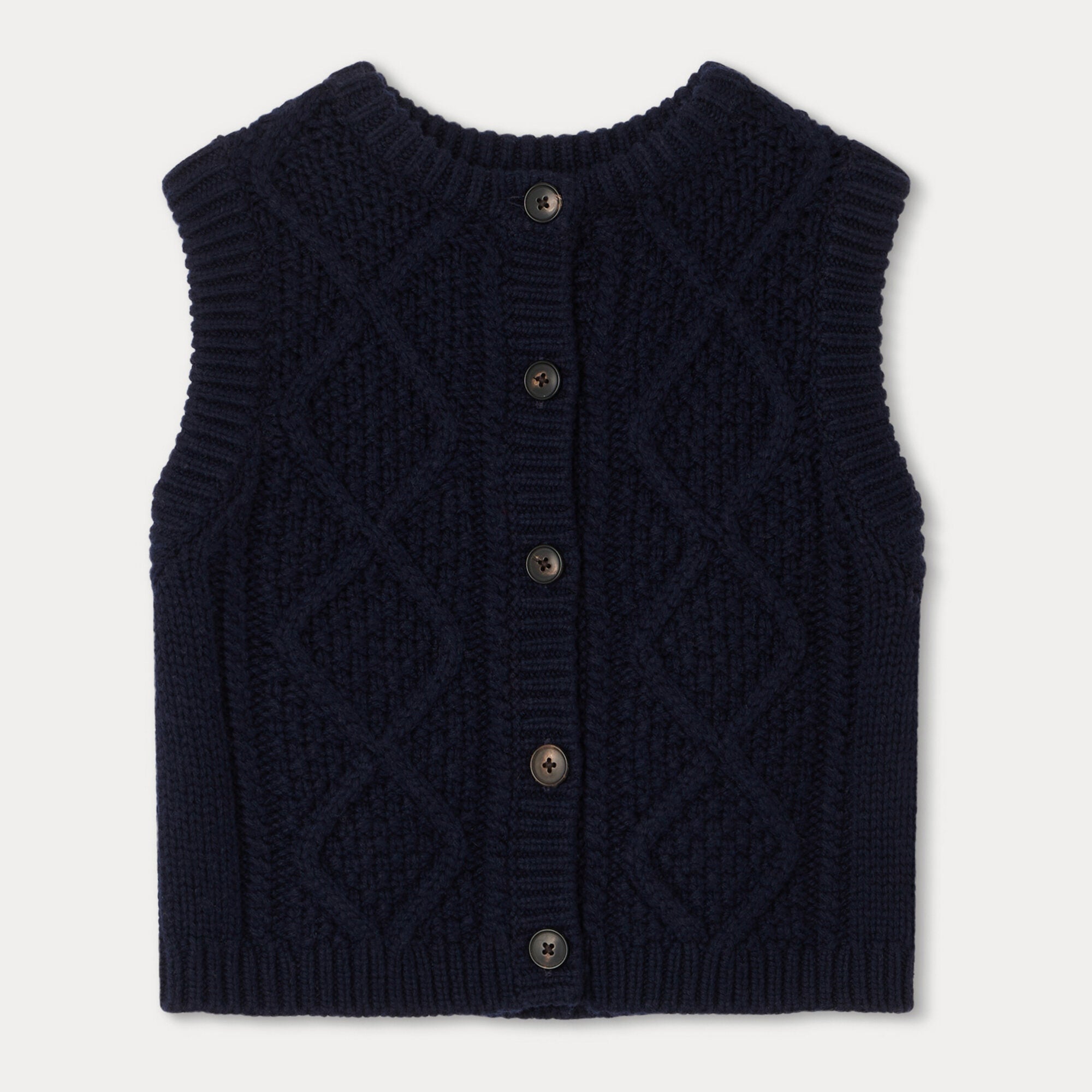 Girls Navy Vest