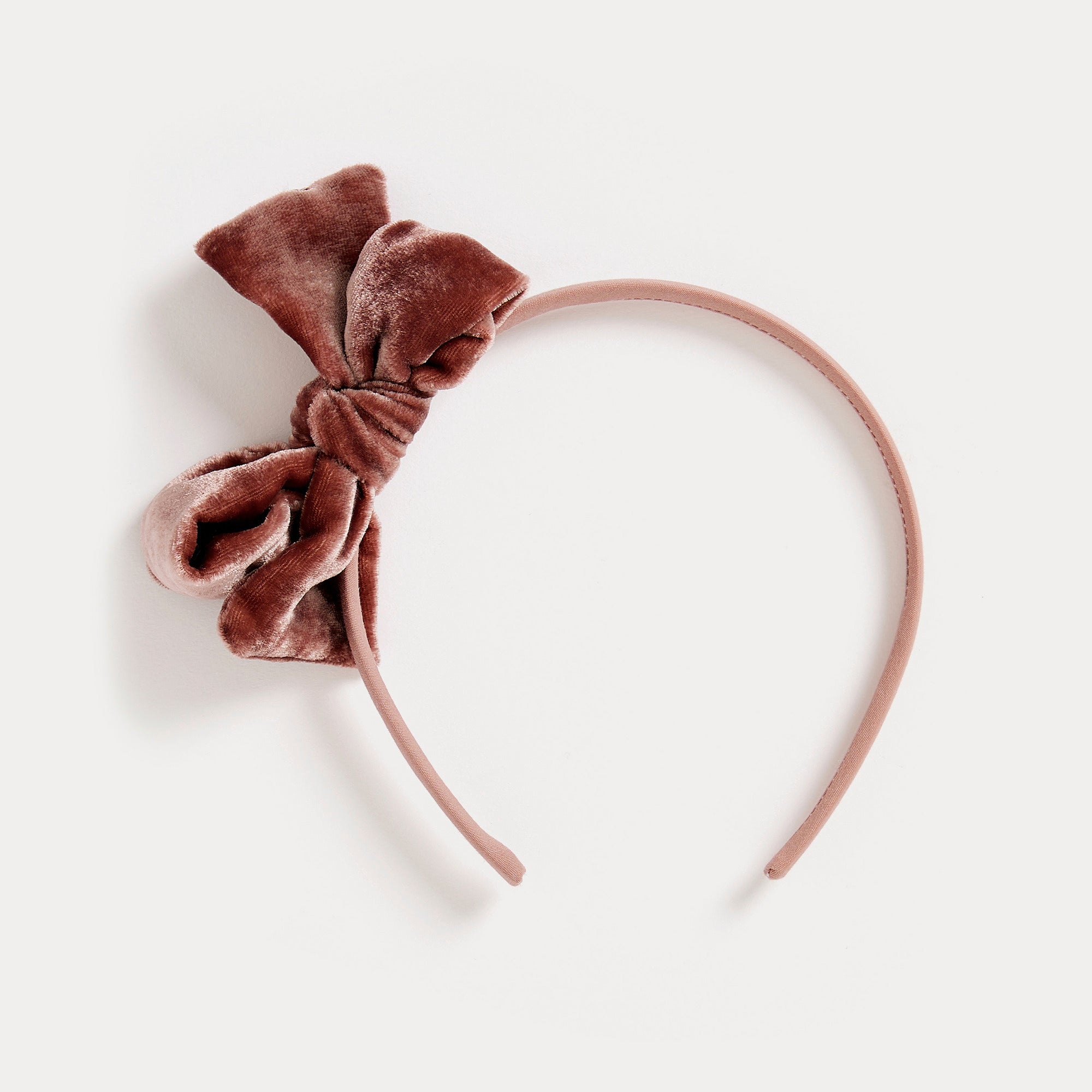 Girls Dark Pink Bow Headband