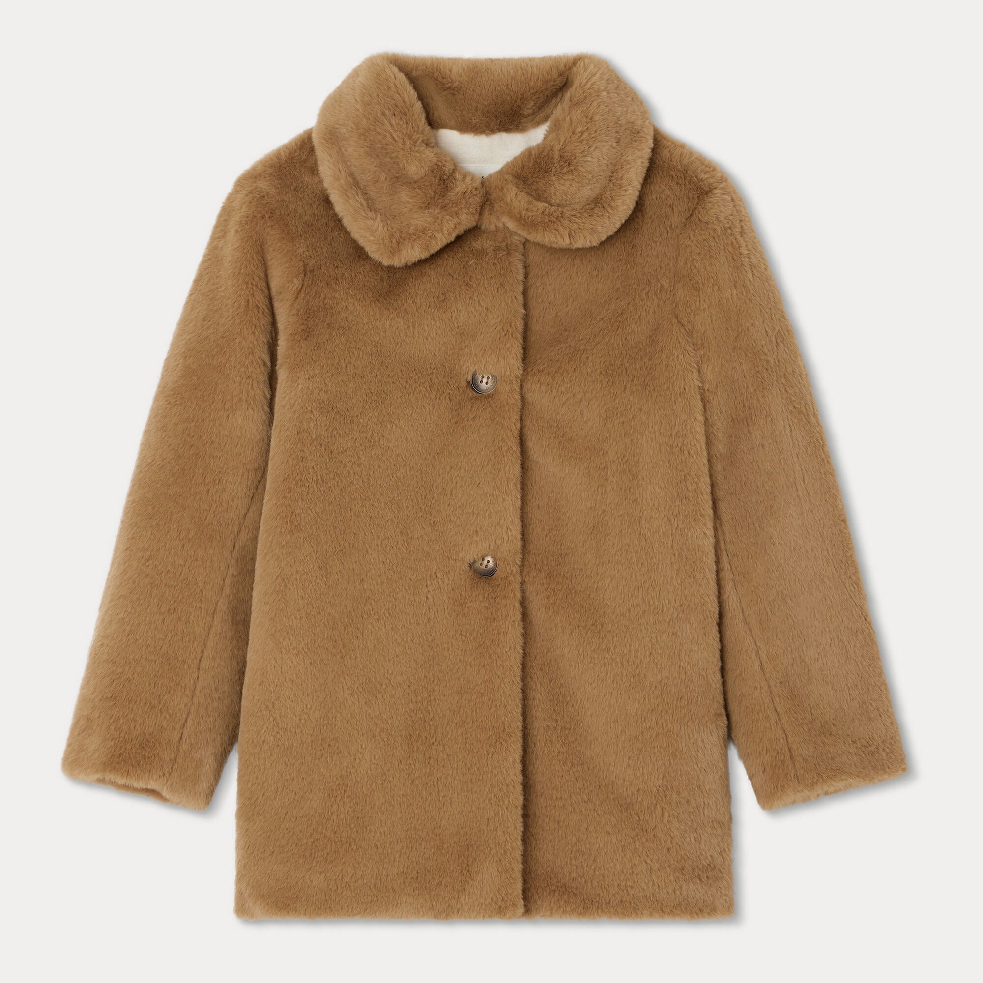 Girls Camel Coat