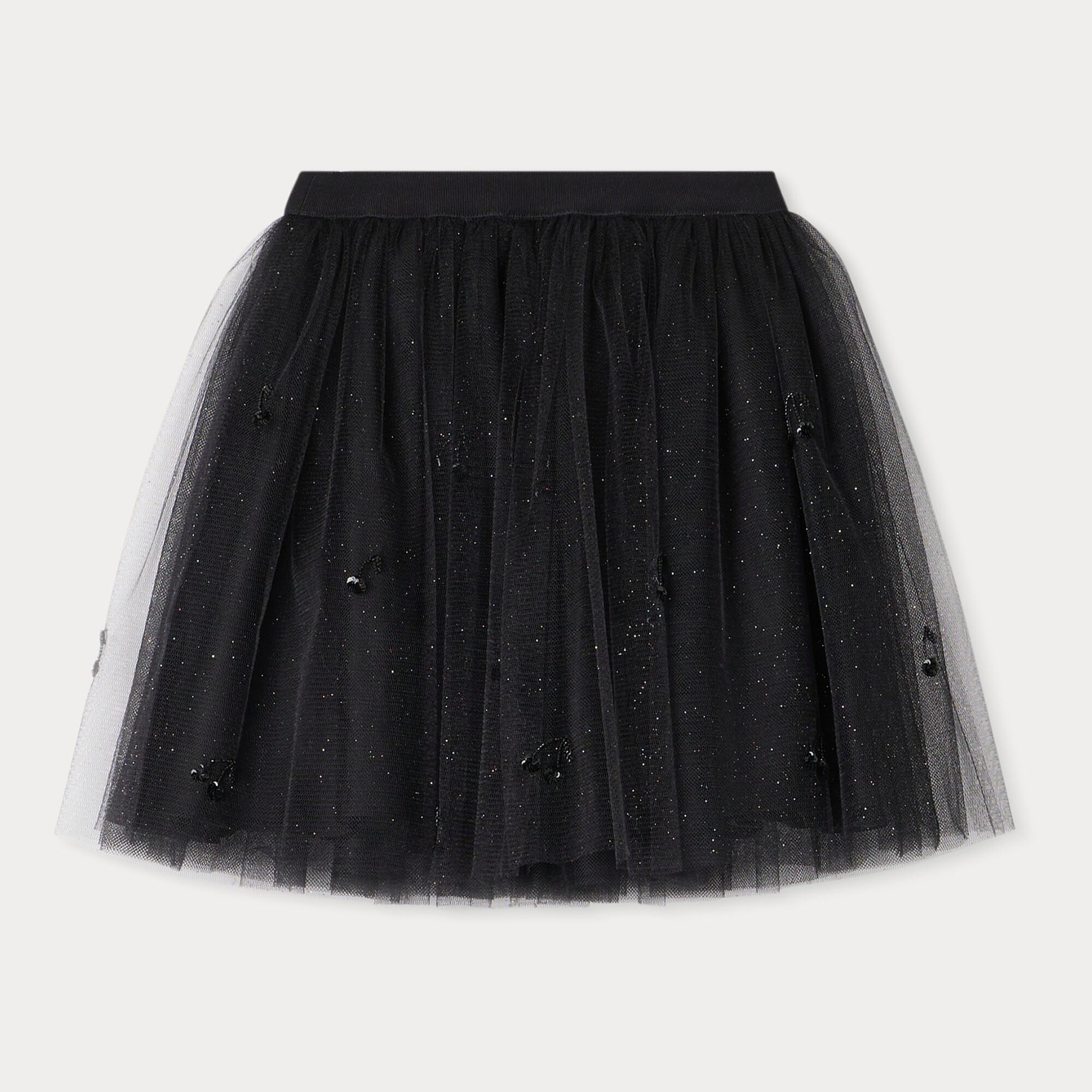 Girls Black Tulle Skirt