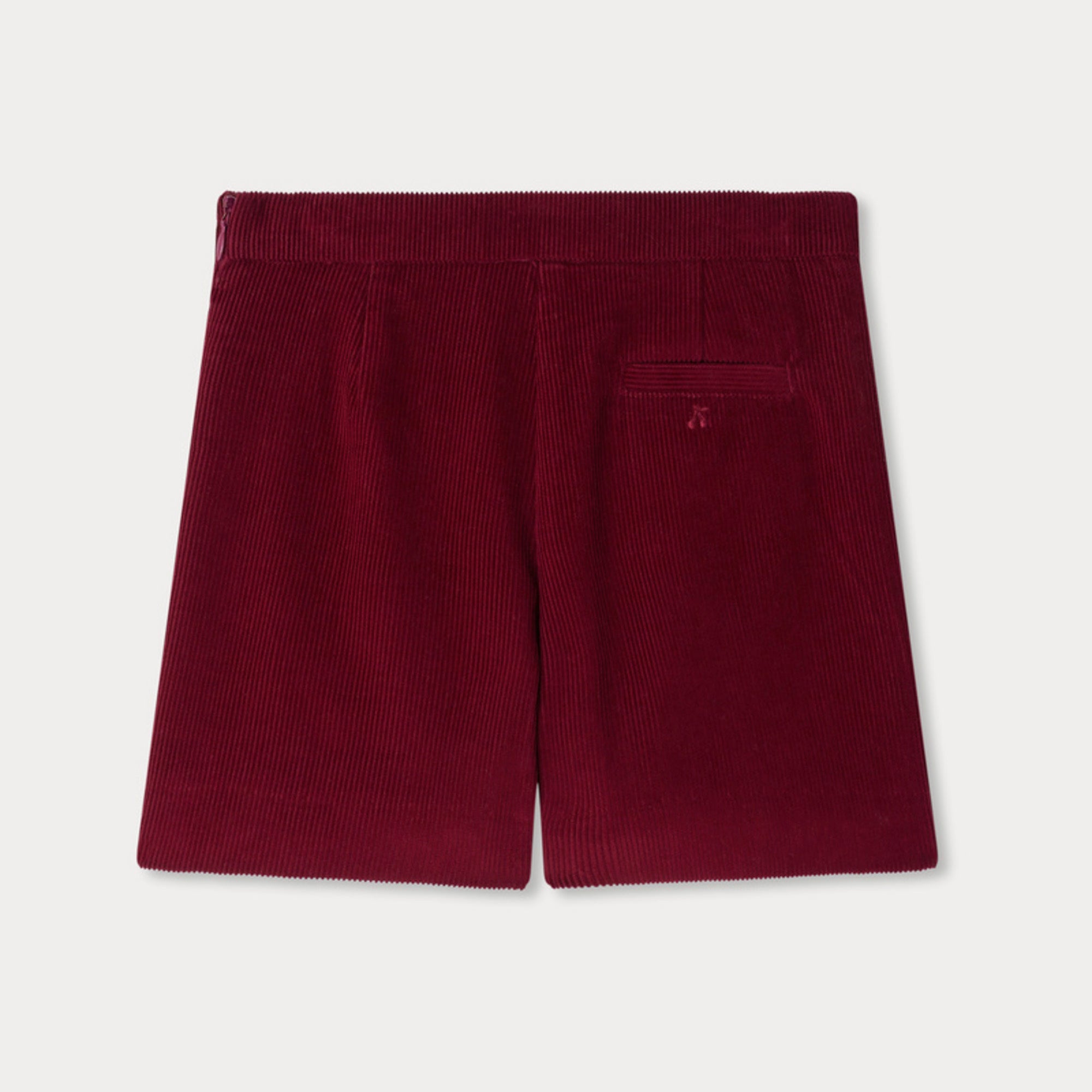 Girls Red Corduroy Shorts
