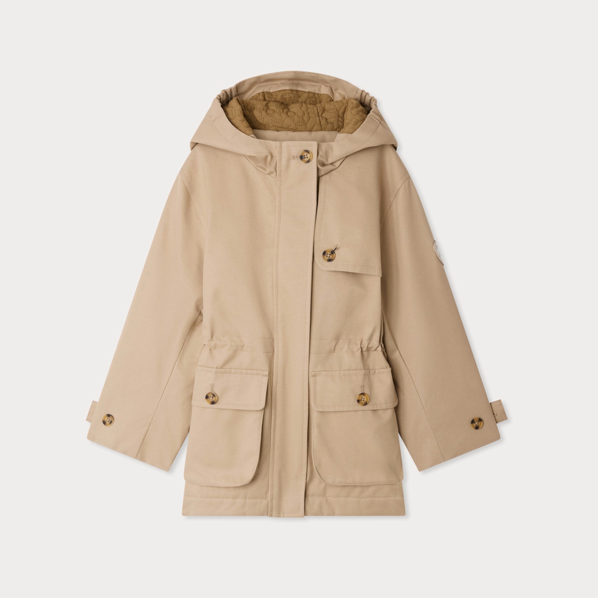 Girls Beige Coat