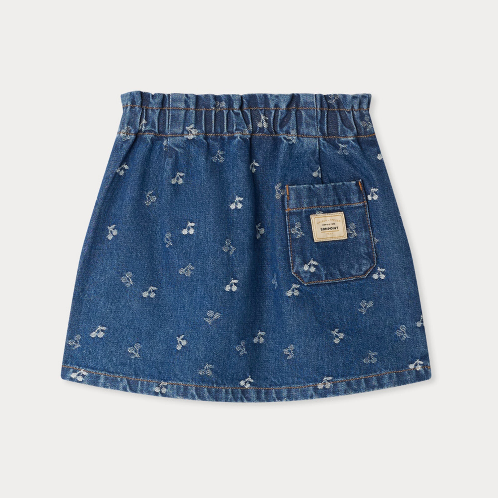 Girls Blue Denim Skirt