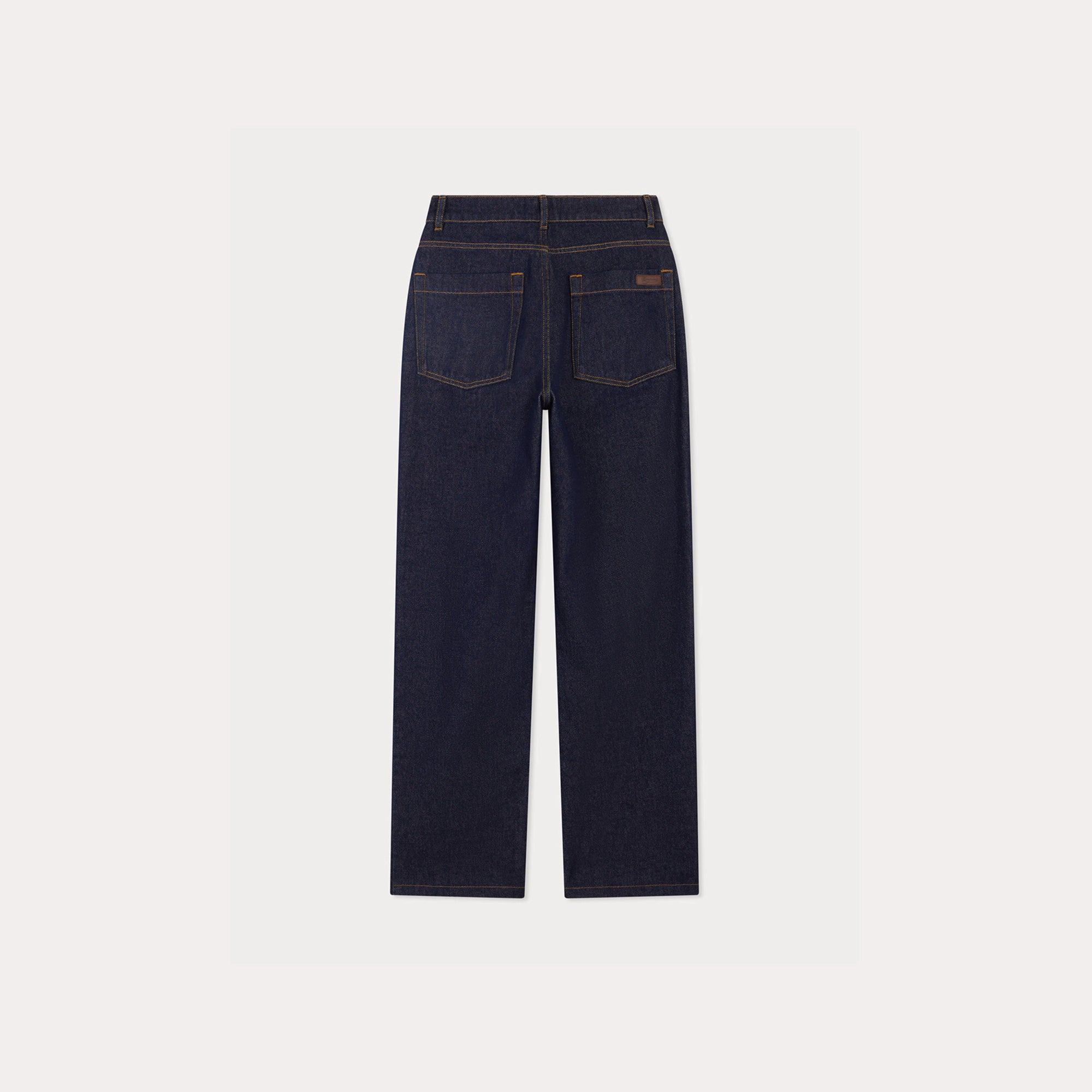 Women Dark Blue Denim Trousers