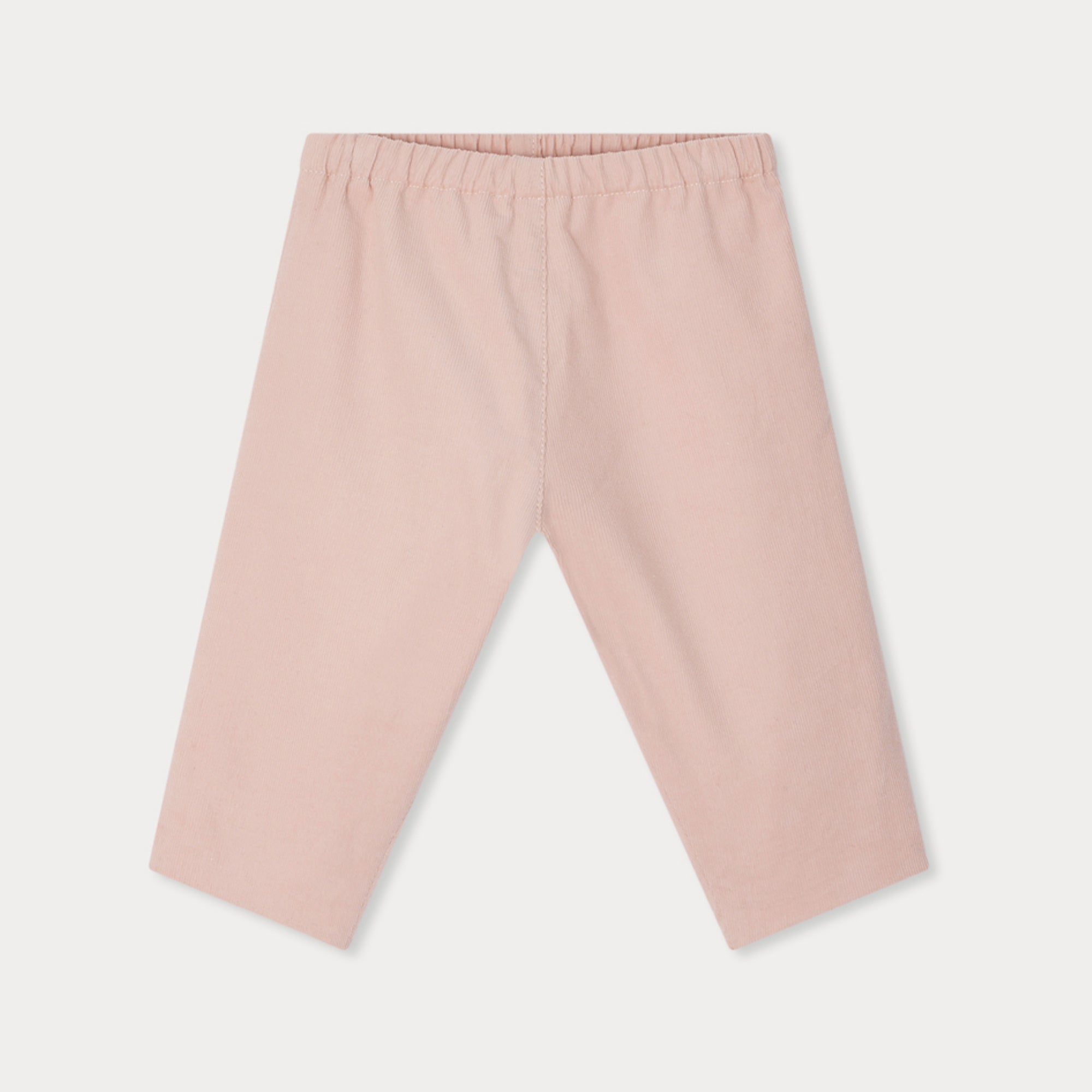 Baby Girls Pink Cotton Trousers