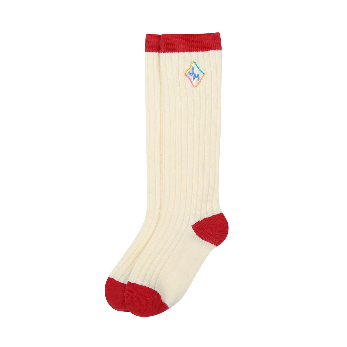Lot de 2 paires de chaussettes en coton blanc pour garçons et filles