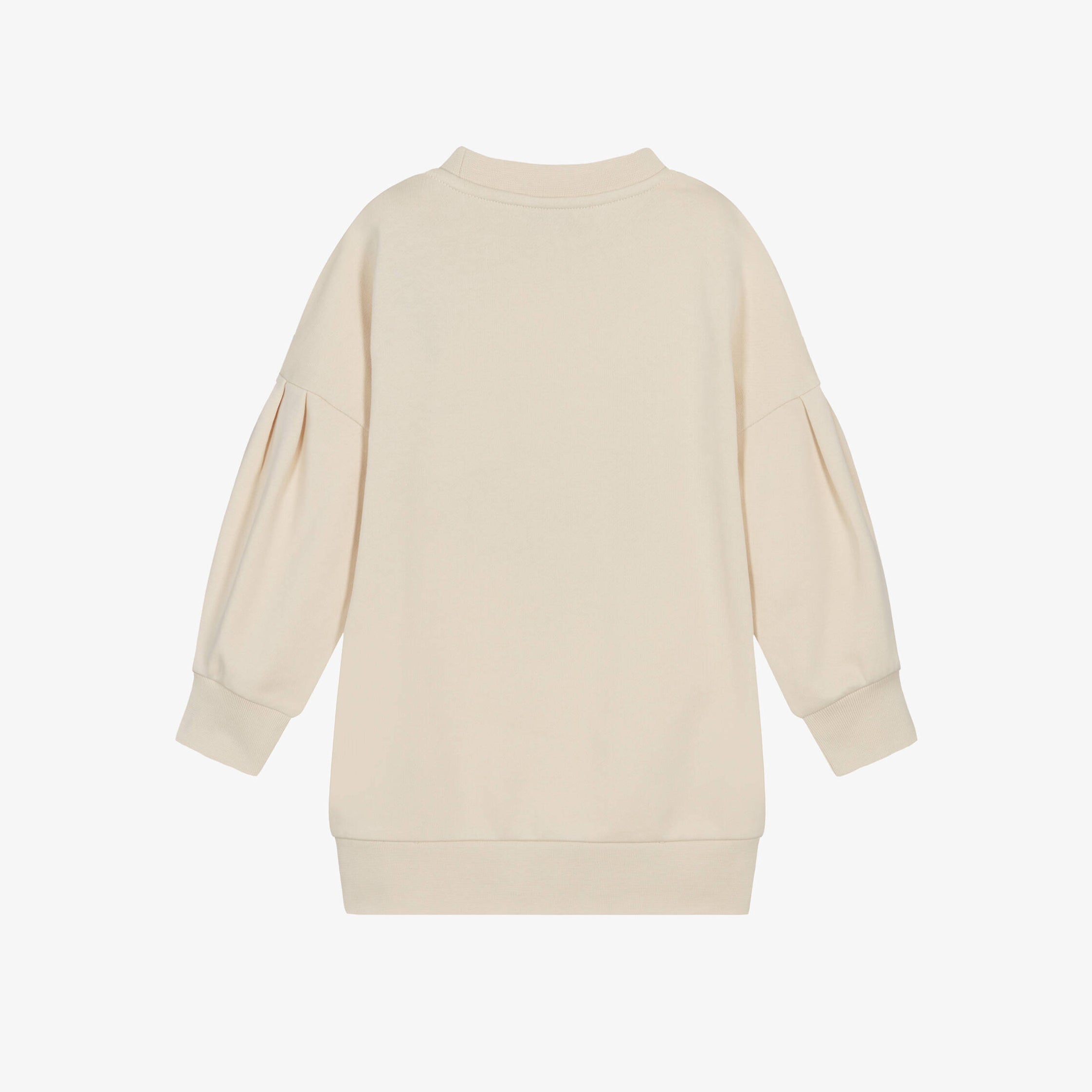 Girls Cream Cotton Dress