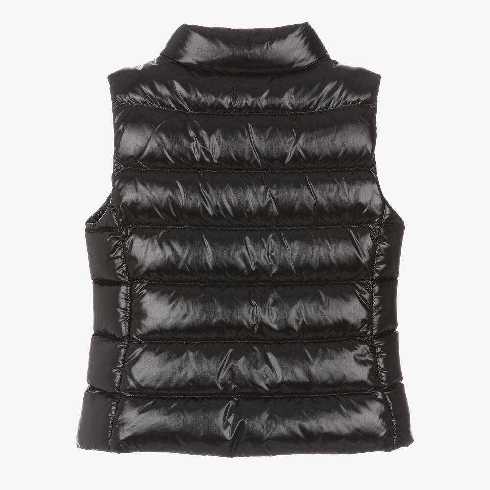 Girls Black "GHANY" Padded Down Gilet