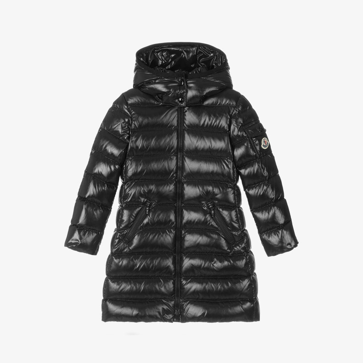 Girls Black "MOKA" Padded Down Coat
