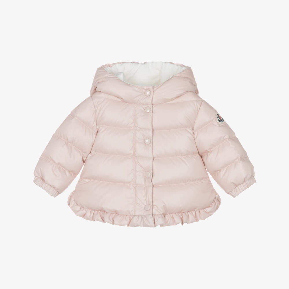 Baby Girls Light Pink "TAZUI" Padded Down Jacket