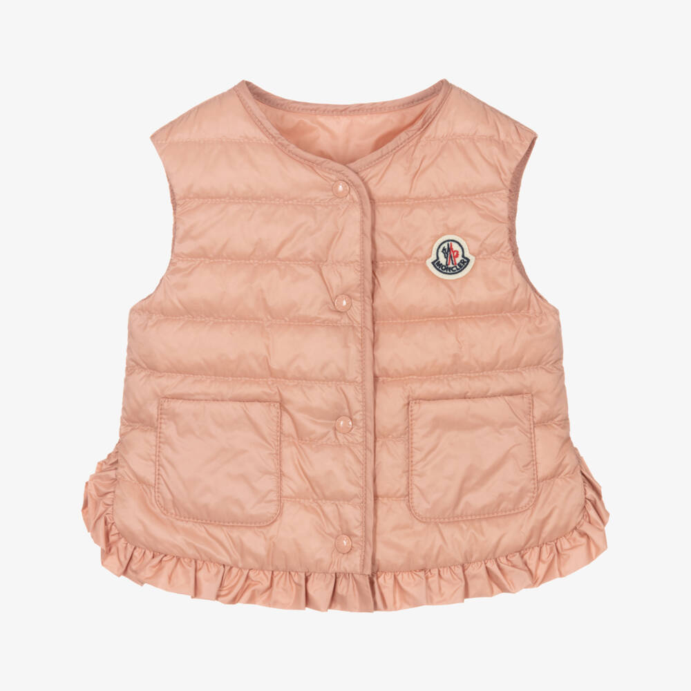 Baby Girls Pink"PORTIA"Padded Down Gilet