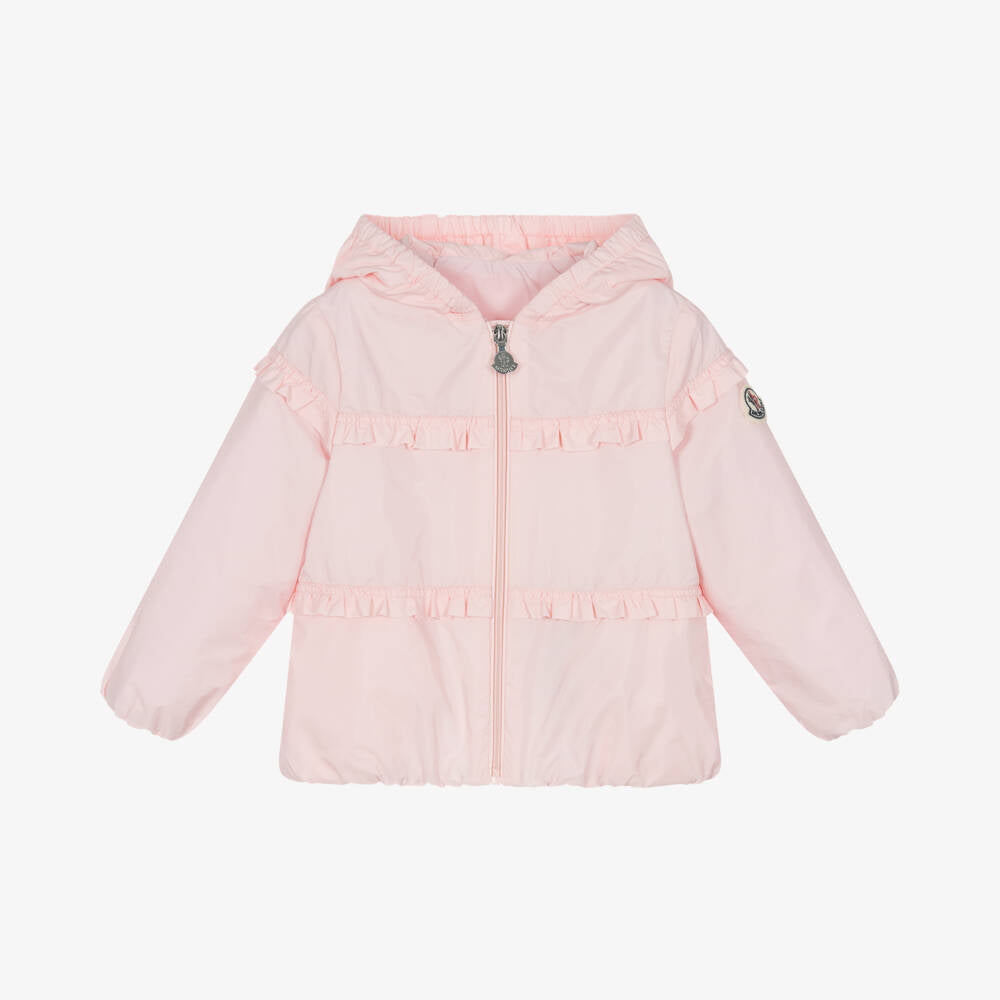 Baby Girls Pink Hooded Jacket