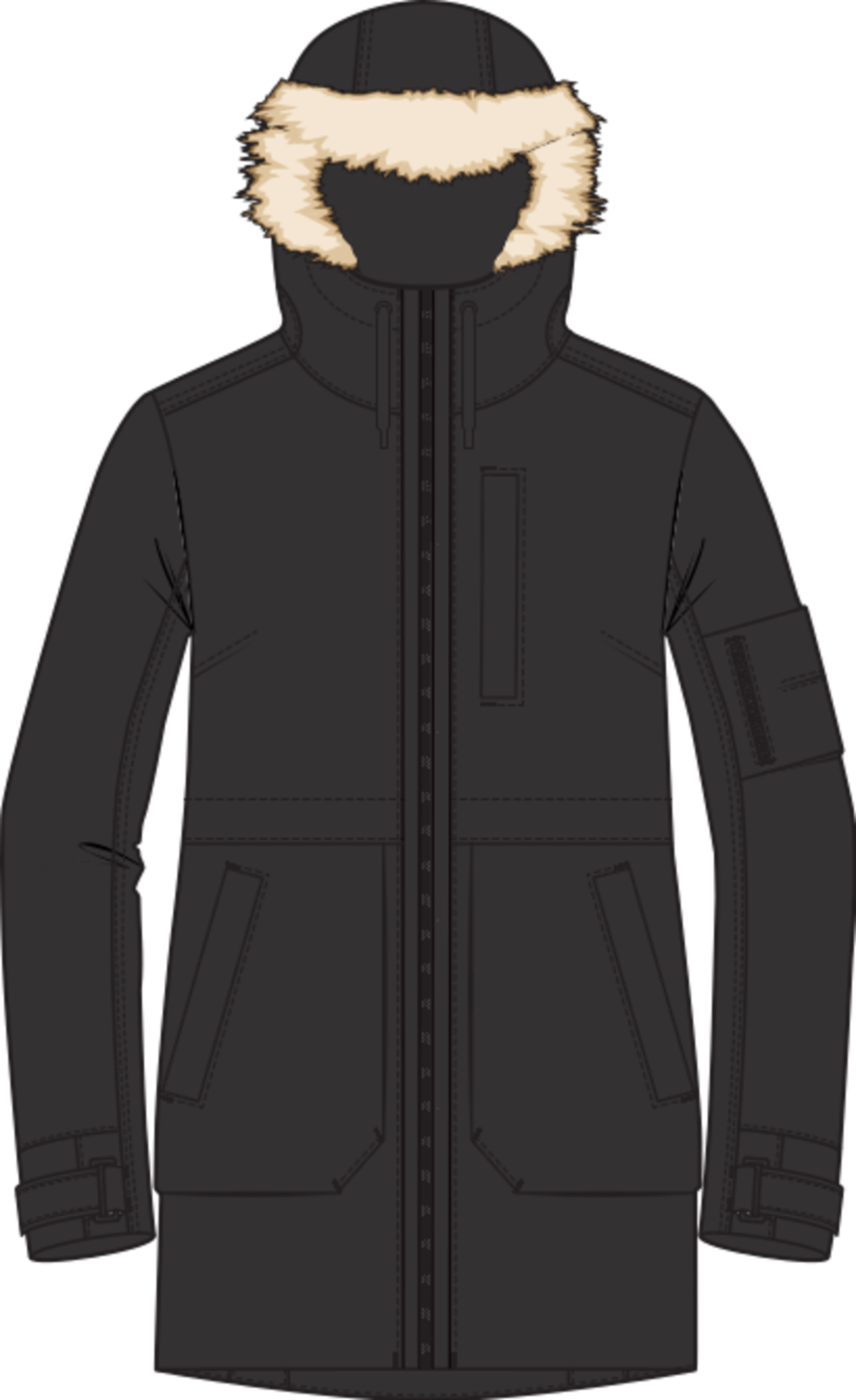 W Saxton Parka