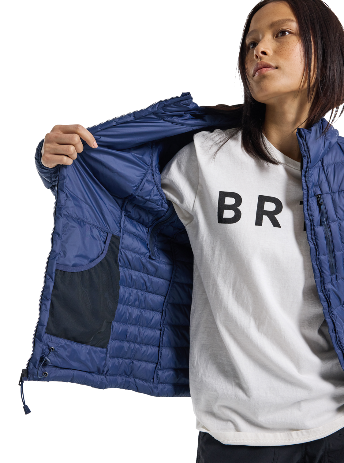 W Mid-Heat Down Insulator Hooded Jkt